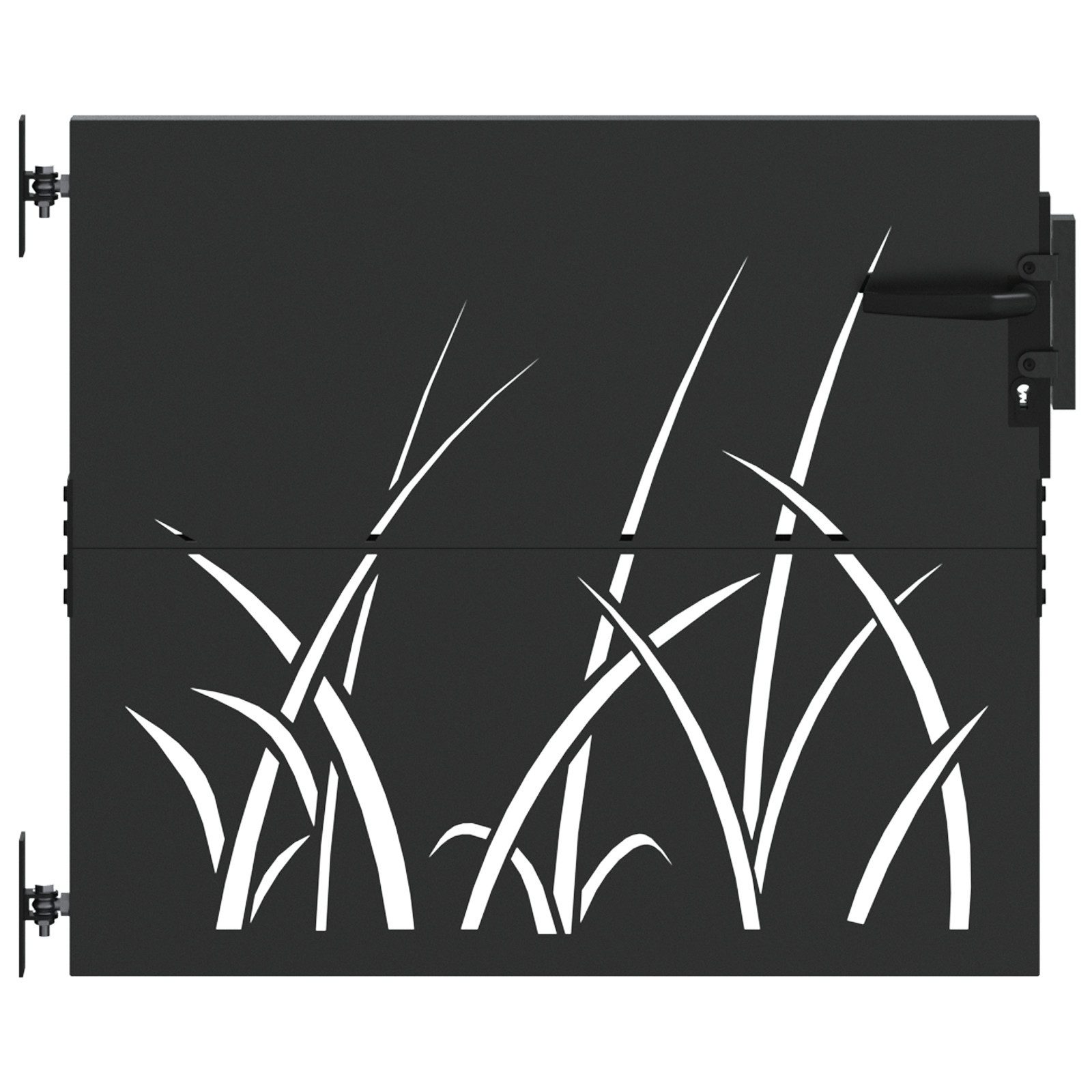 vidaXL Gartentor Gartentor Schwarz 105 x günstig online kaufen