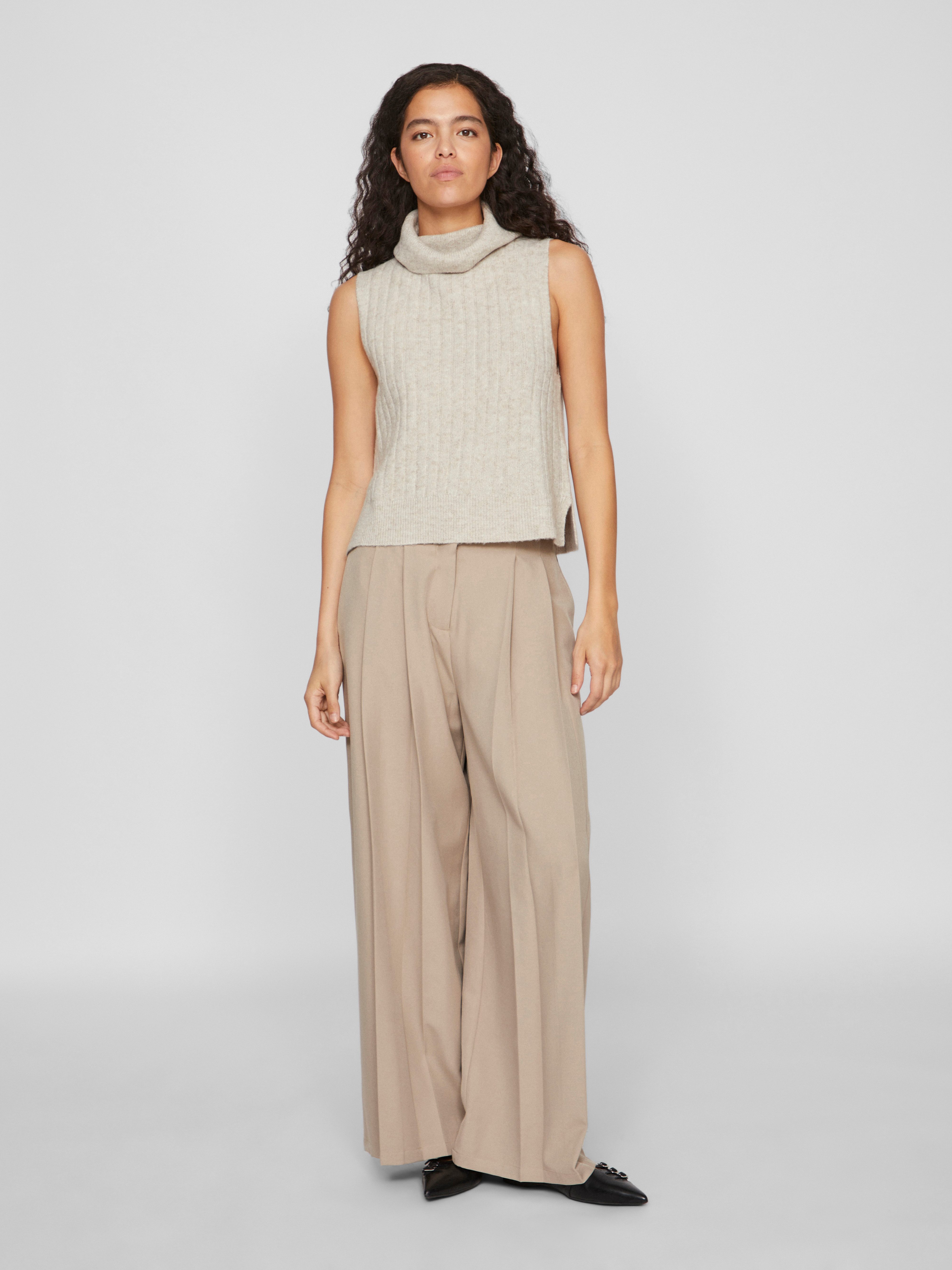 Vila Pullunder VIBELUNA HIGH NECK S/L KNIT VEST-NOOS