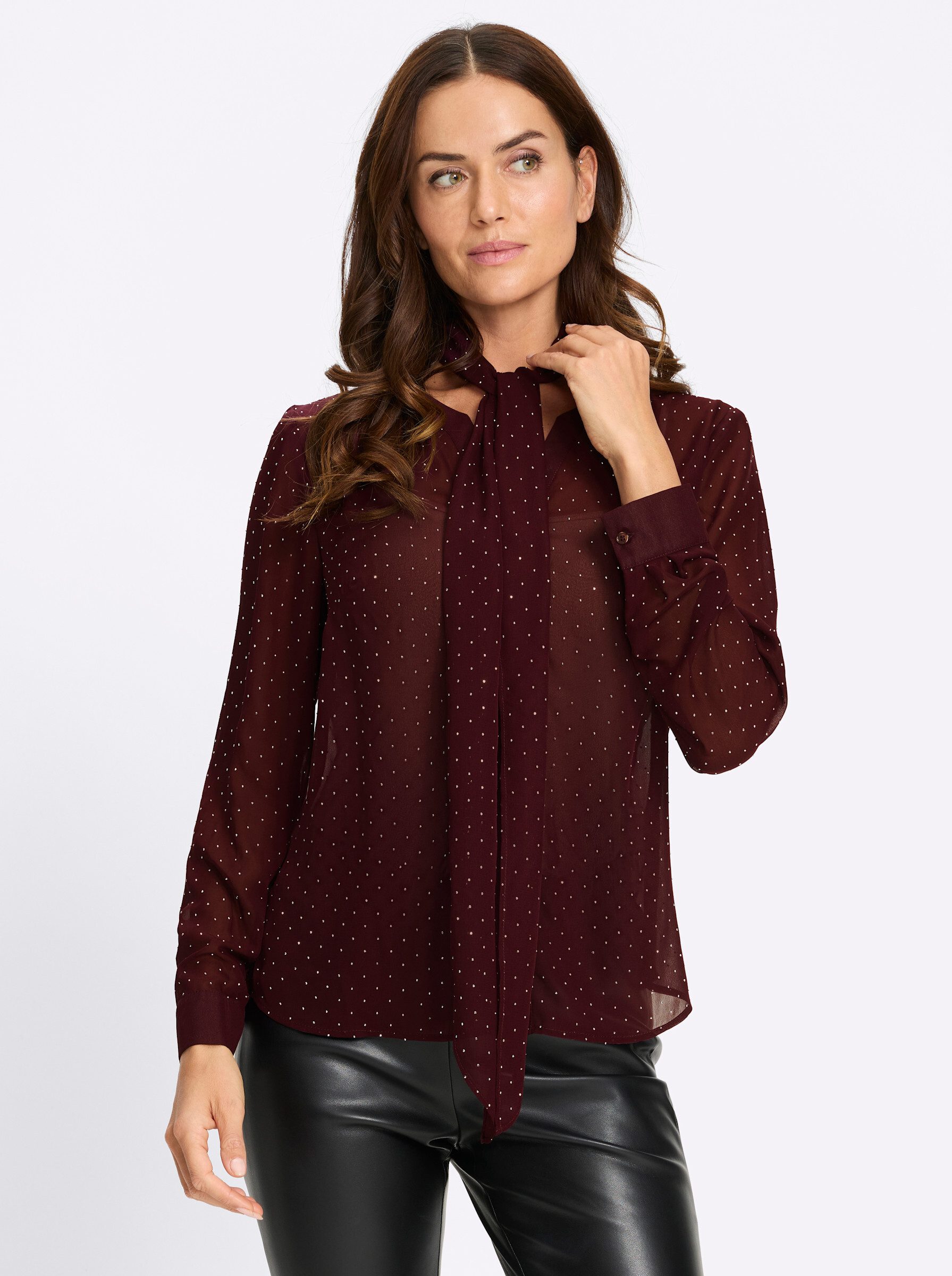 heine Klassische Bluse Bluse Langarm