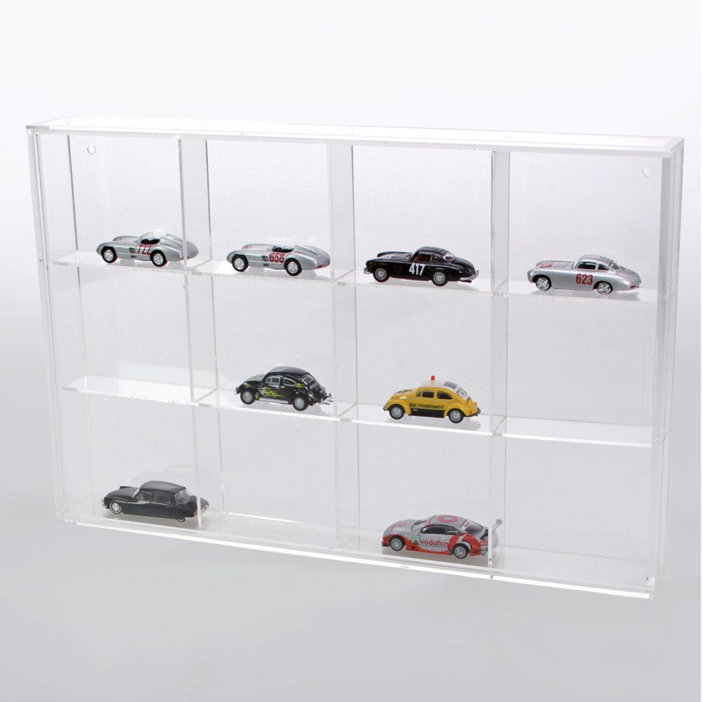Safe-Album Vitrine Klein-Vitrine aus Acryl-Glas, Zum Stellen & Hängen flexibel einsetzbar