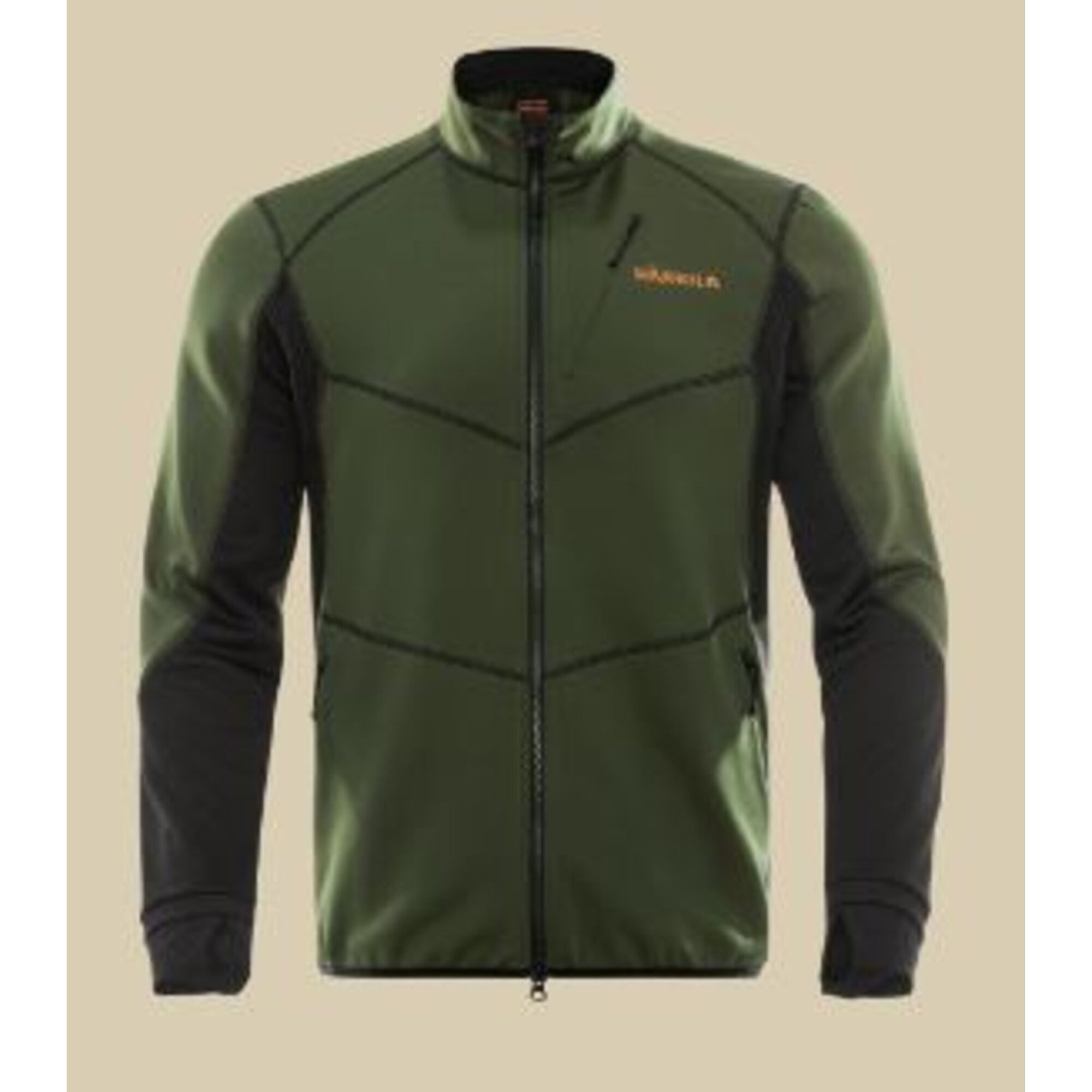 Härkila Outdoorjacke Härkila Scandinavian Fleecejacke, Duffel green/Black, Gr. M