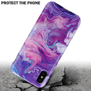 Cadorabo Handyhülle Apple iPhone XS MAX Apple iPhone XS MAX, Flexible TPU Silikon Handy Schutzhülle - Hülle - ultra slim