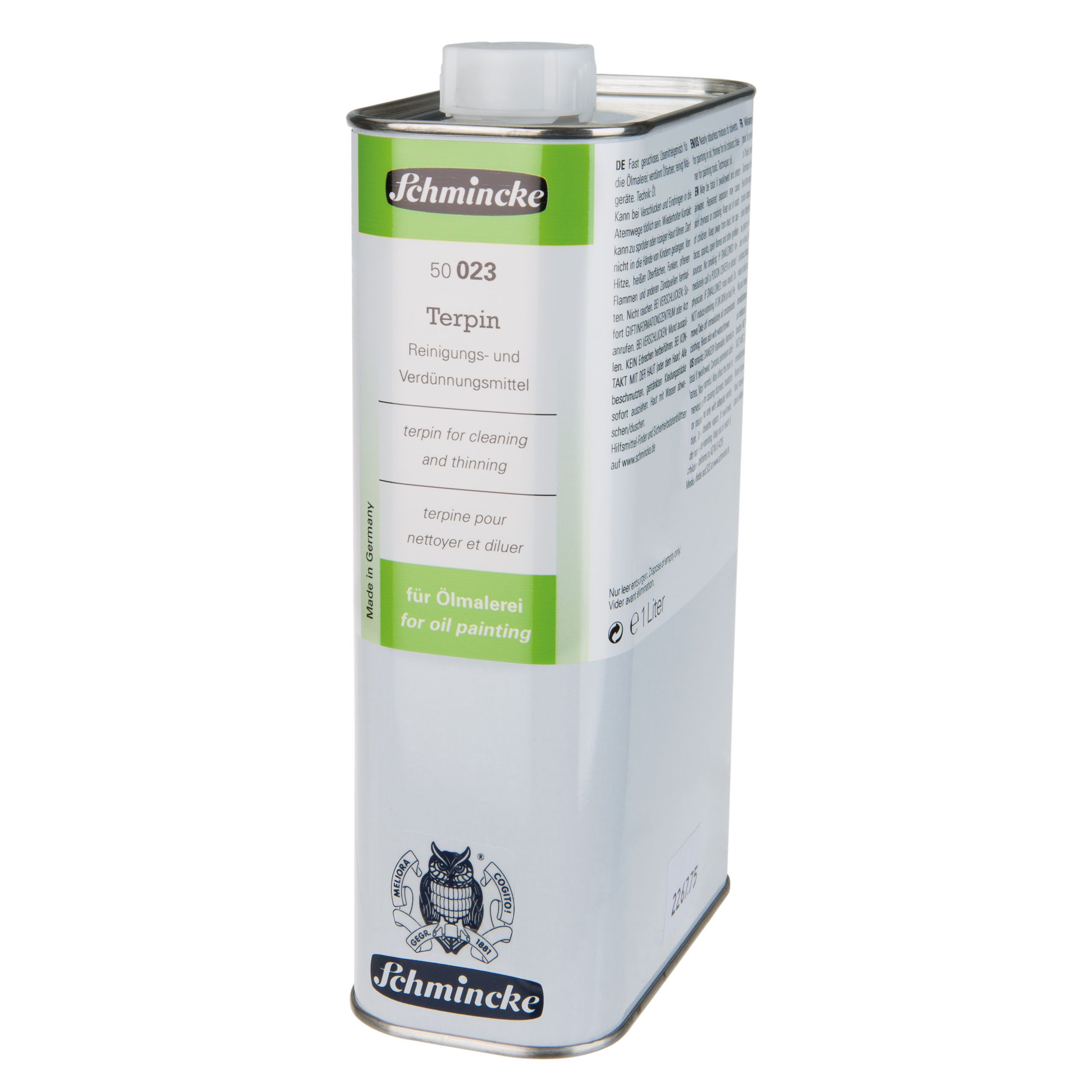 Schmincke Ölfarbe Terpin Reinigungsmittel - 1000ml Öl Hilfsmittel 50 023 029
