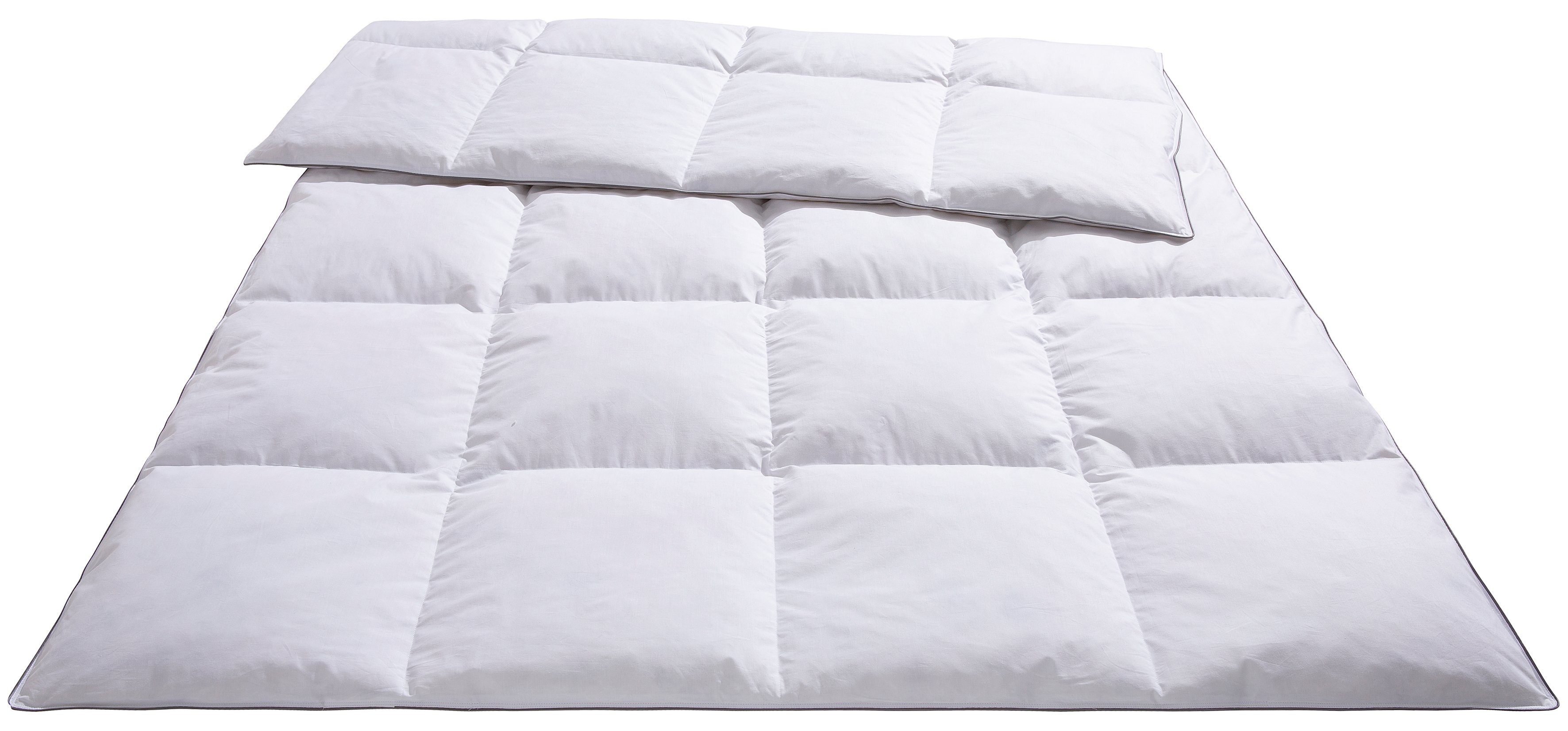 OTTO home Federbettdecke Forsakar, Bettdecke 135x200 cm, 155x220 cm und weitere Größen, Füllung: 100% Federn, Bezug: Baumwolle, Bettdecken, Sommer, Winter, Deck – Bild 2 von 5