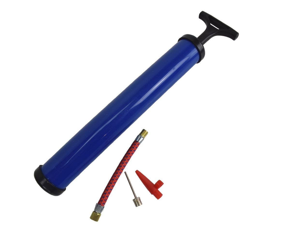 BENSON OUTDOOR Luftpumpe Ballpumpe in rot oder blau ca. 28 cm lang