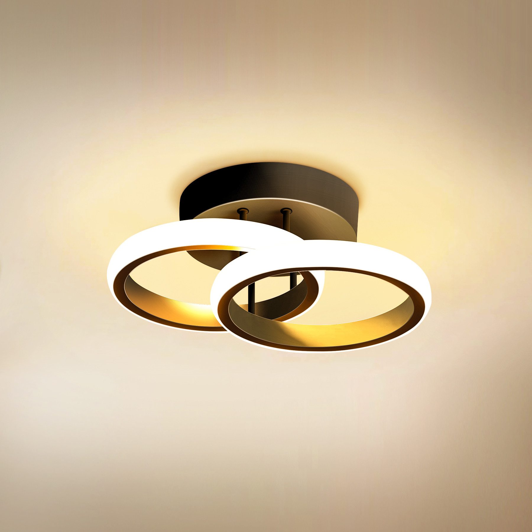 Senmudi Deckenleuchte Deckenlampe,Modern led lampe,28cm 12W, günstig online kaufen