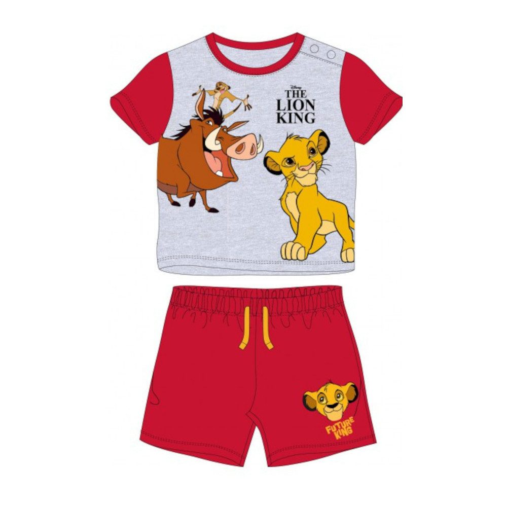 Disney The Lion King Shirt & Hose Baby-Bekleidungs-Set 'Future King', König der Löwen Motiv, Kurzarmsh (Set, 2-tlg)