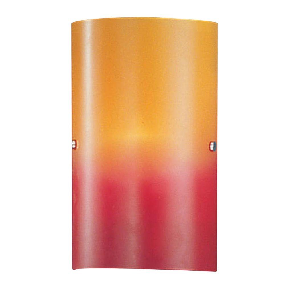 EGLO Wandleuchte, Leuchtmittel nicht Hochwertige inklusive, orange rot Beleuchtung Wand Glas Strahler E14 Leuchte IP20
