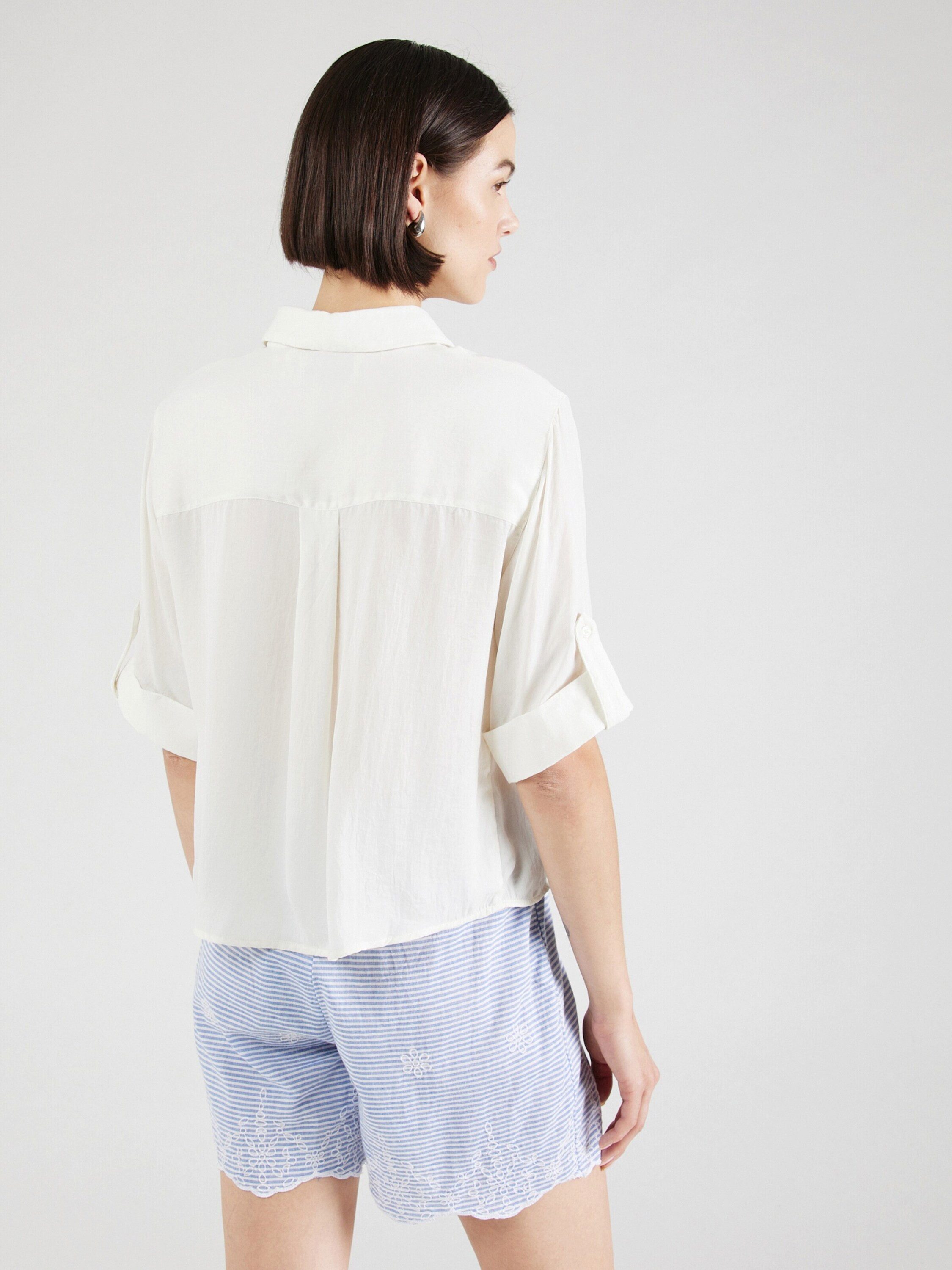 Vero Moda Kurzarmbluse Fabiana (1-tlg) Falten günstig online kaufen