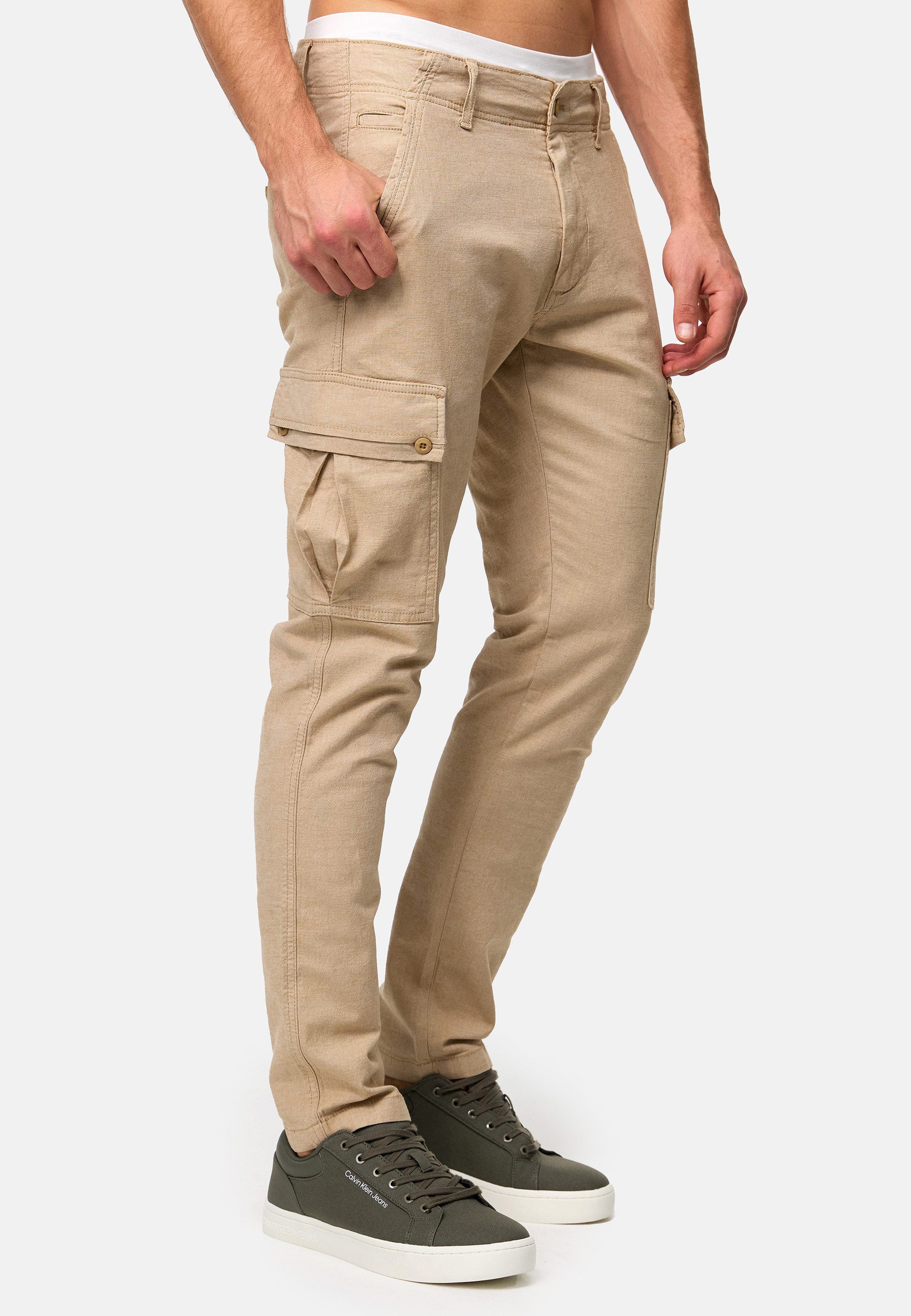 Indicode Cargohose Herren INSafi Cargo Hose Herrenhose