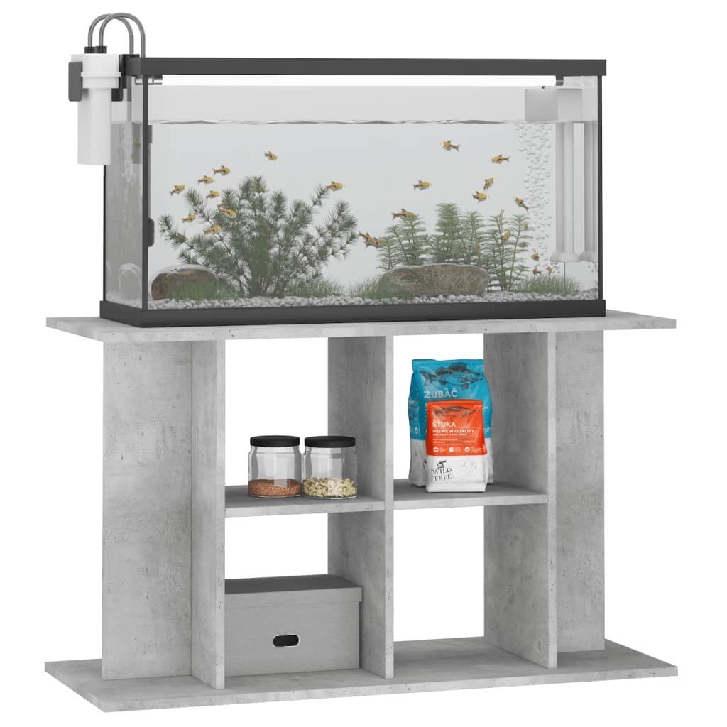 vidaXL Aquariumunterschrank 100 x 40 x 60 cm Aquariumständer Betongrau 100x40x60 cm Spanplatte Aqu