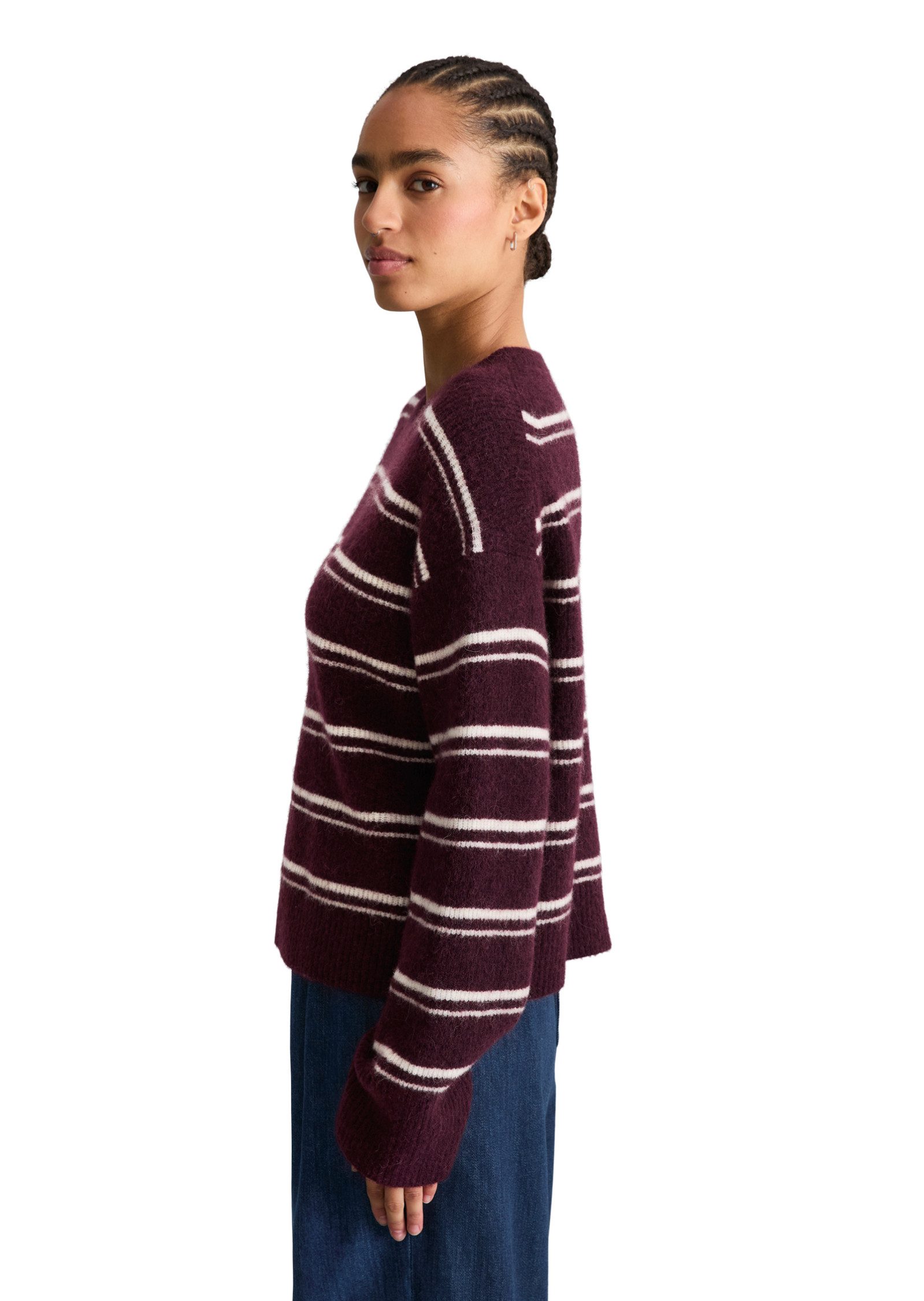 Marc O'Polo DENIM Strickpullover aus kuscheligem Alpakawolle-Mix – Bild 2 von 5