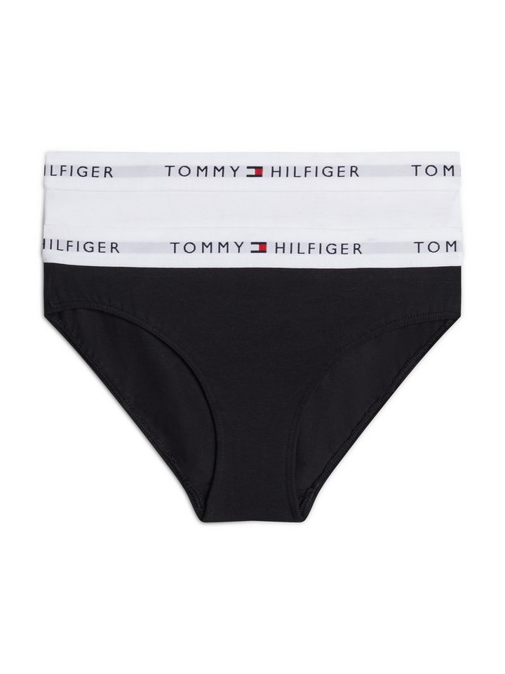 Tommy Hilfiger Underwear Bikinislip 2 PK BIKINI mit elastischem Bund im 2er-Pack (Packung, 2-St., 2er-Pack) unifarben, casual, körpernah, Baumwollmix