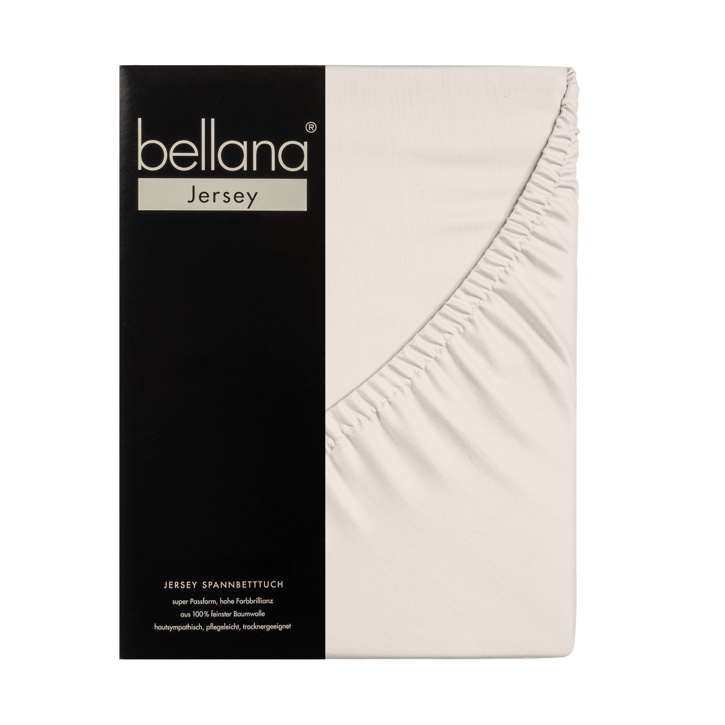 bellana Spannbettlaken Bellana jersey, Jersey, Gummizug: rundum, (1 Stück), 120g/m², 100% Baumwolle