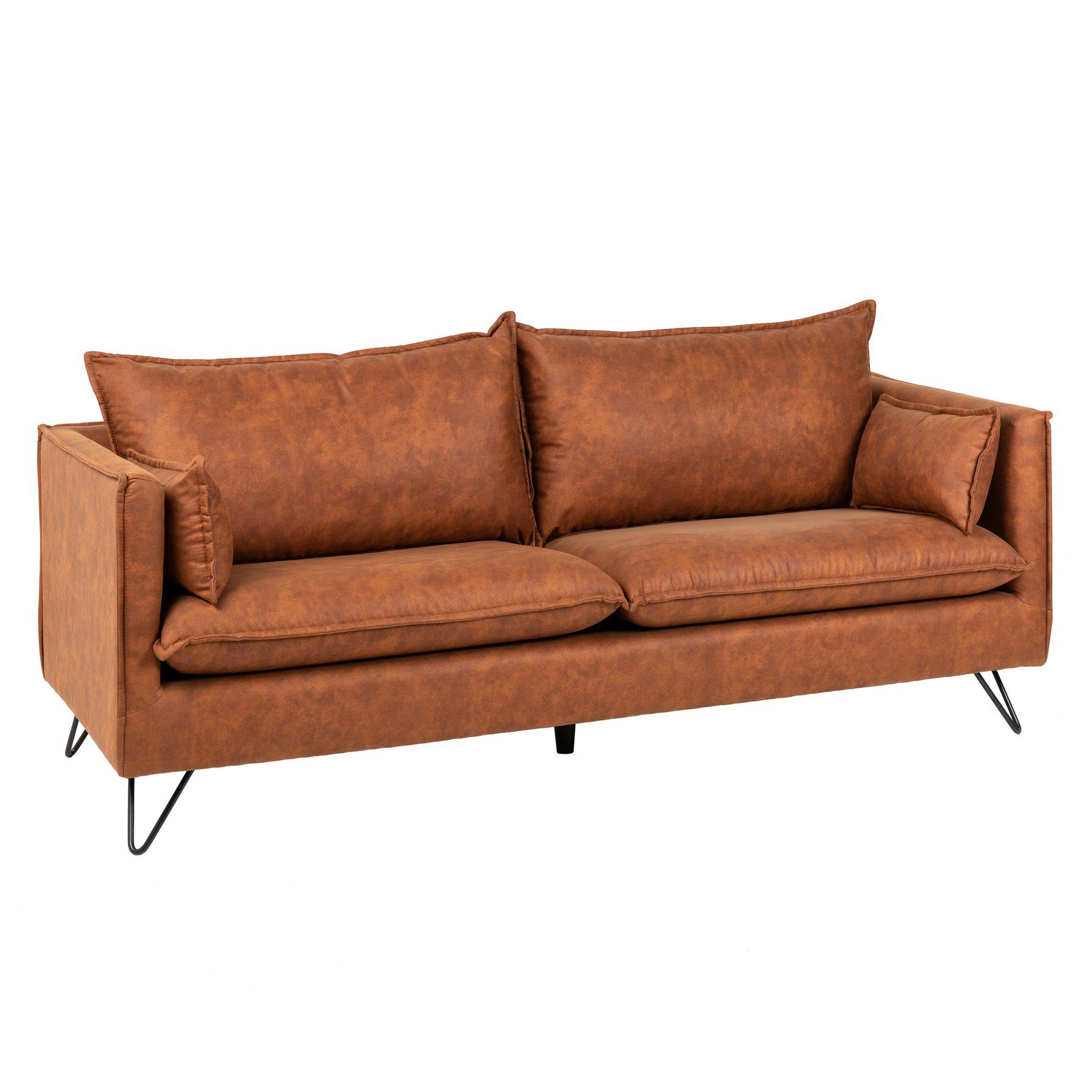 riess-ambiente 3-Sitzer ROCCO 195cm antik braun günstig online kaufen