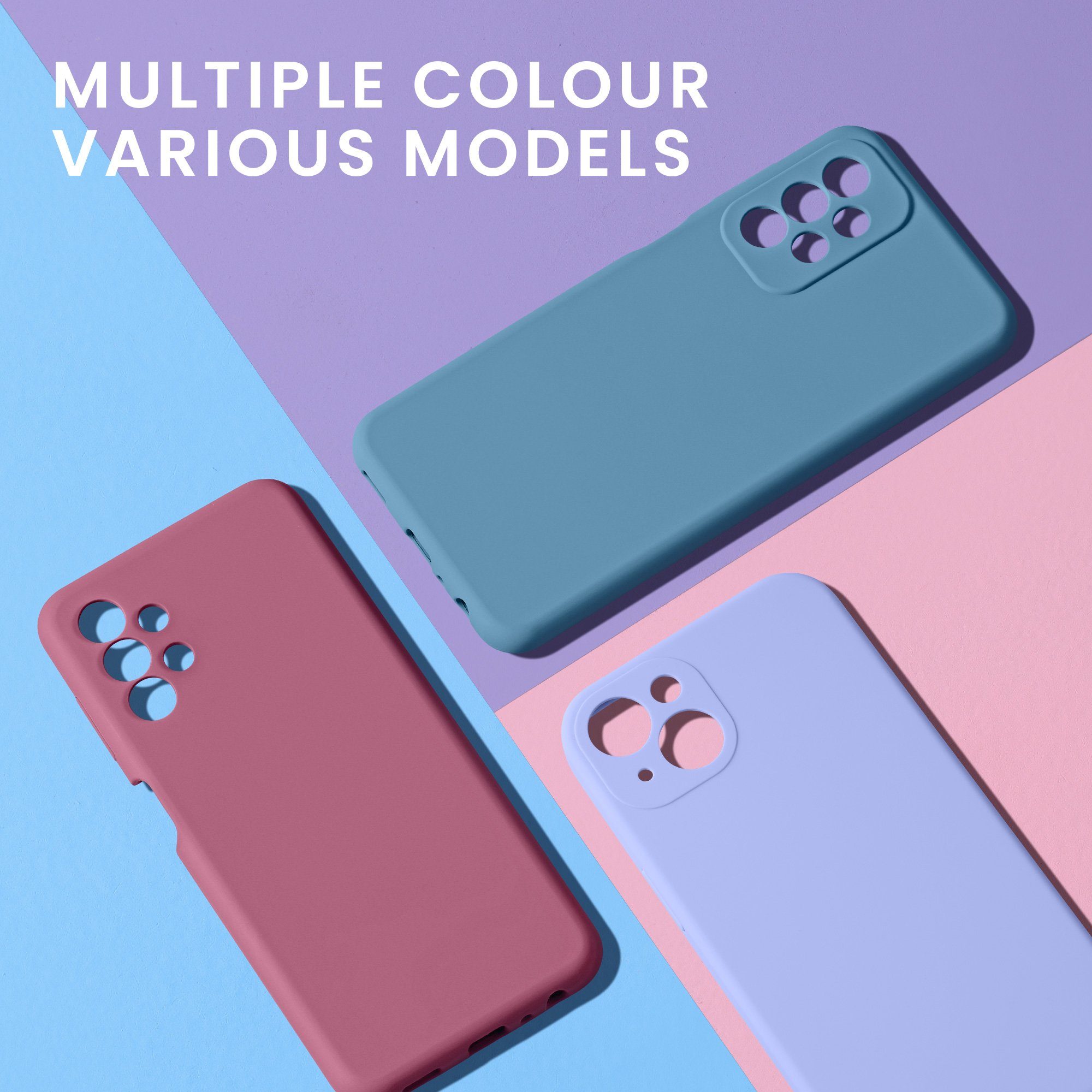 kwmobile Handyhülle Handyhülle für Apple iPhone 16 Pro Hülle, gummierte Handy Silikon Case - Schutzhülle Cover – Bild 4 von 5