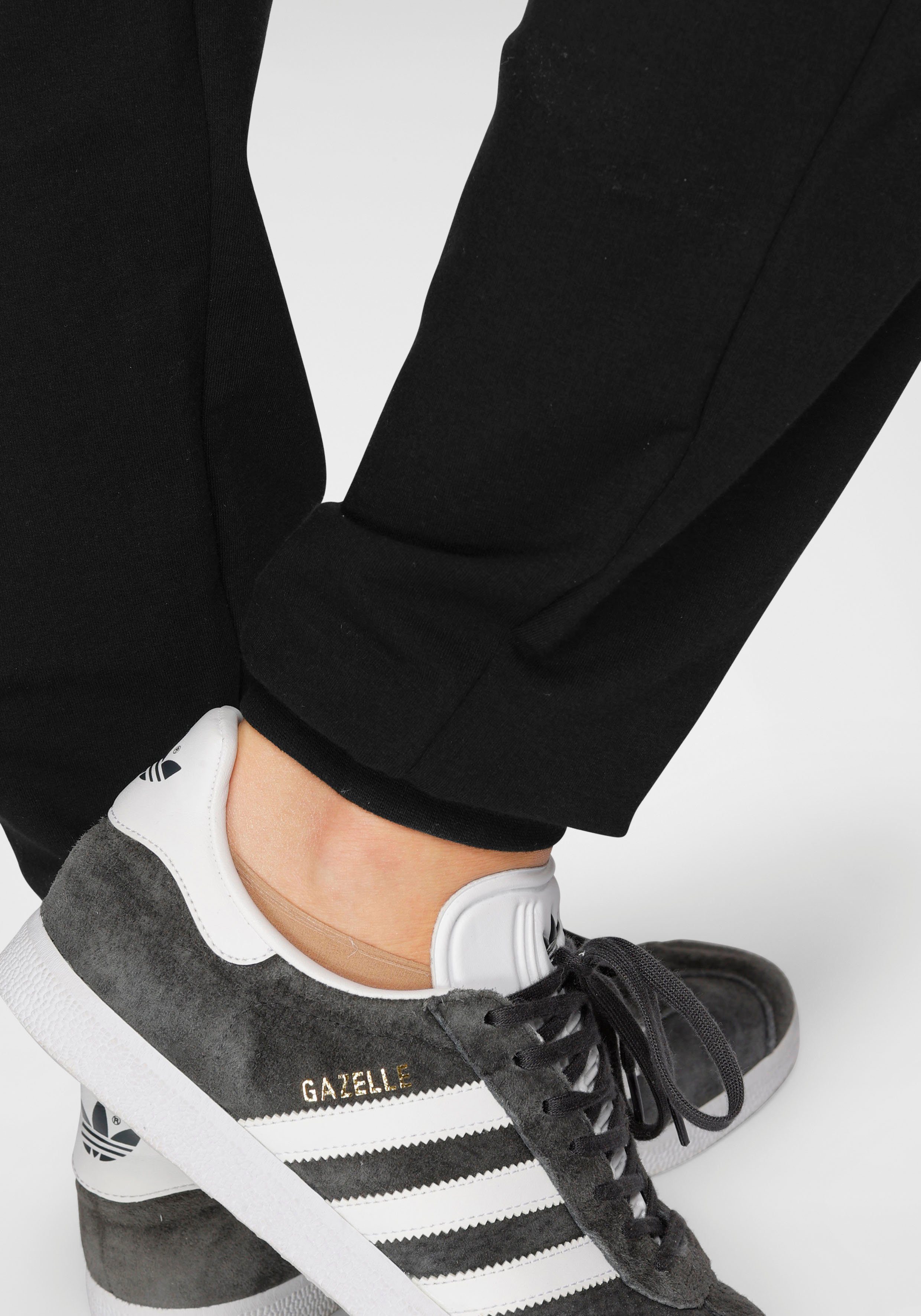 Neun Monate Umstandssweathose Sweatshose mit Bund mit breitem Rippenbündchen
