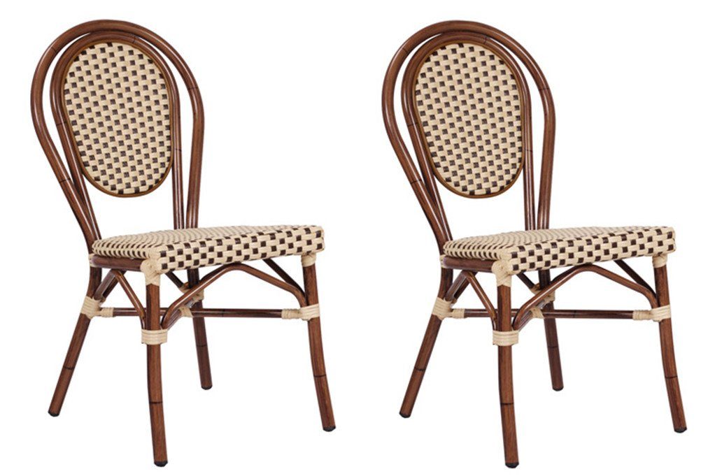 pemora Gartenstuhl Bistrostuhl Terrassenstuhl Outdoor-Stuhl 2-er günstig online kaufen
