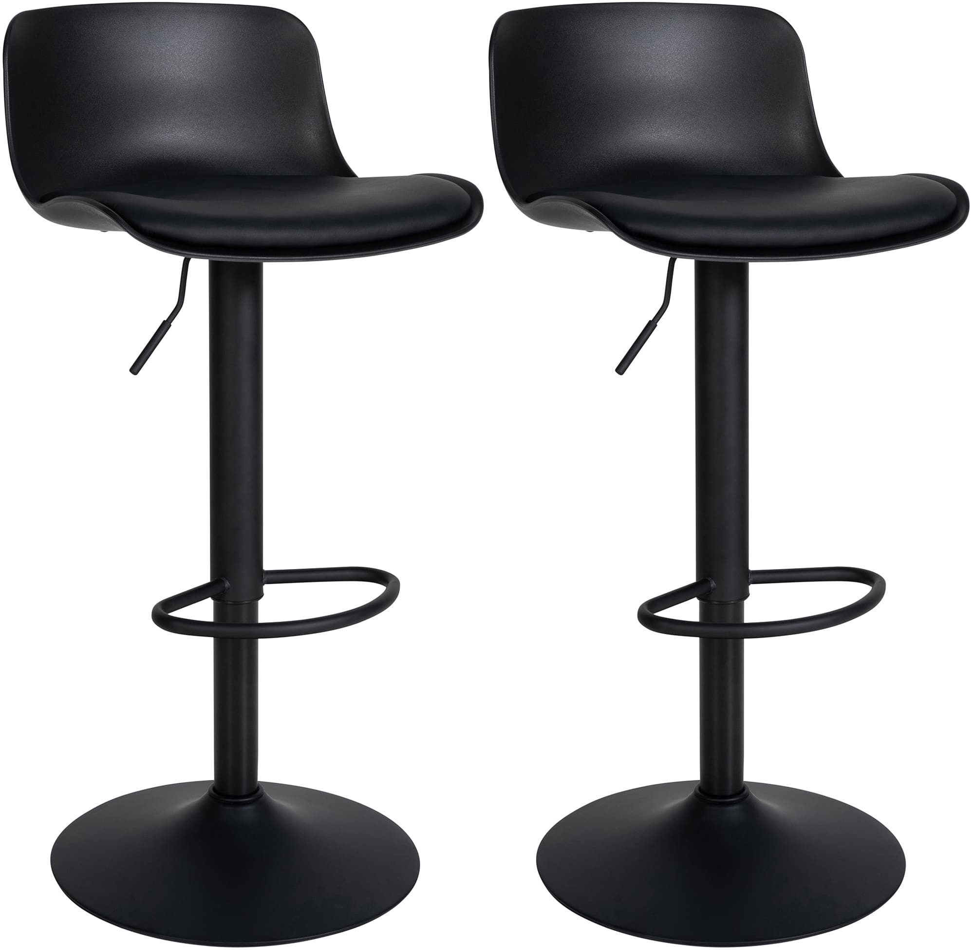 Bistrostuhl 2er Set Barhocker Almada Kunstleder