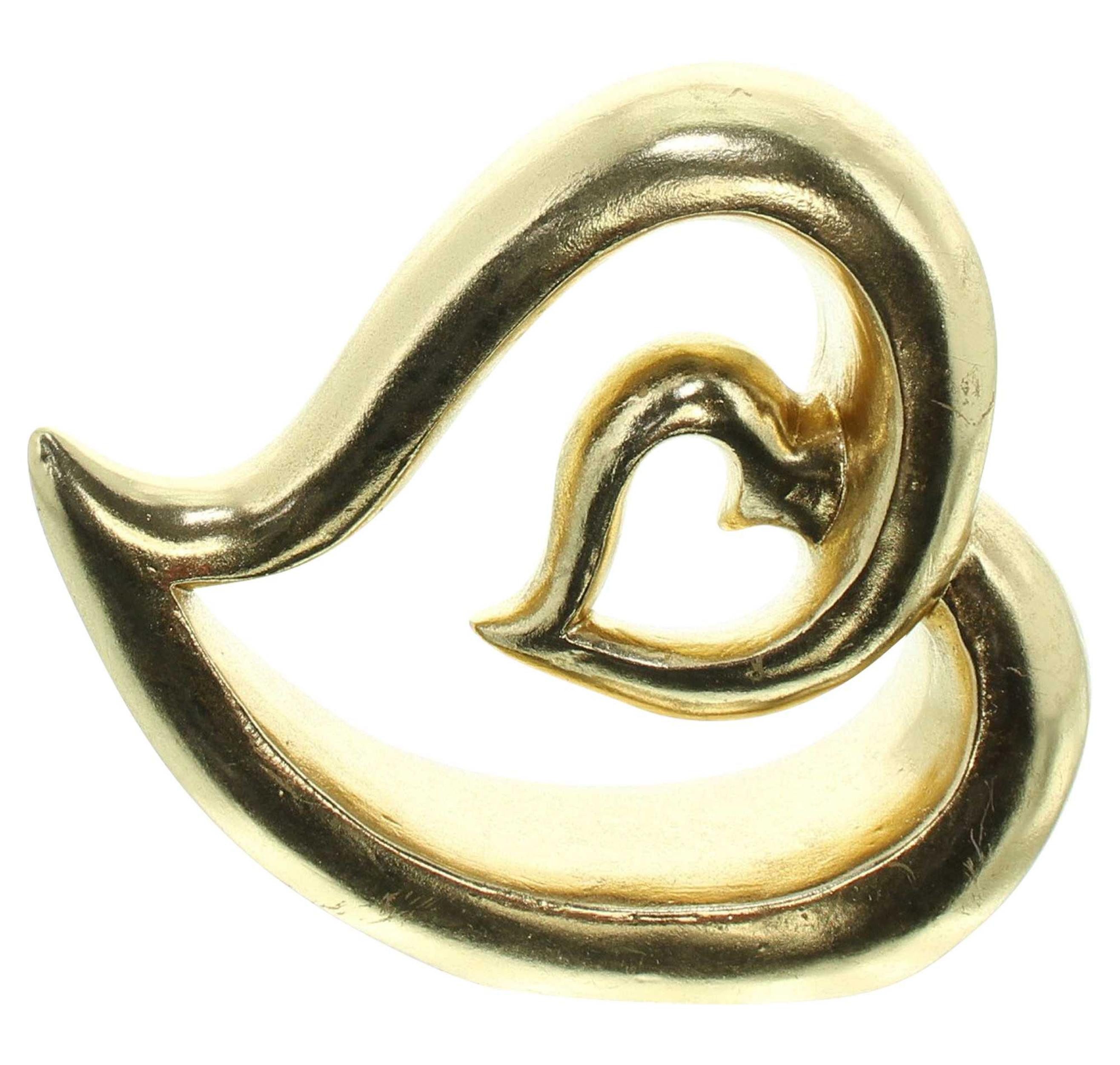 Dekofigur Dekofigur Herz Polyresin Gold 17cm – Tischdeko, Hochzeitsdeko