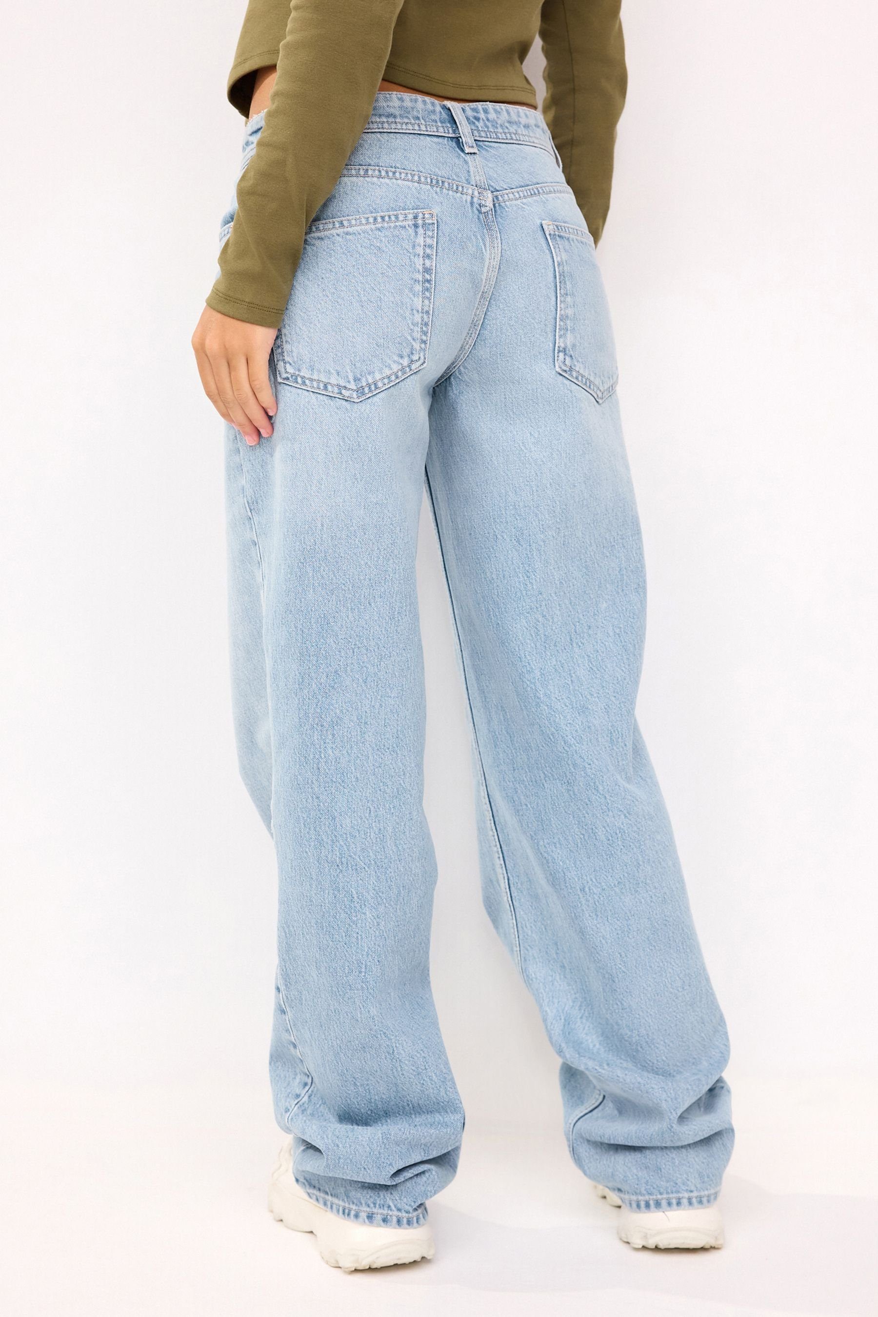 Next Weite Jeans Baggy-Jeans mit weitem günstig online kaufen