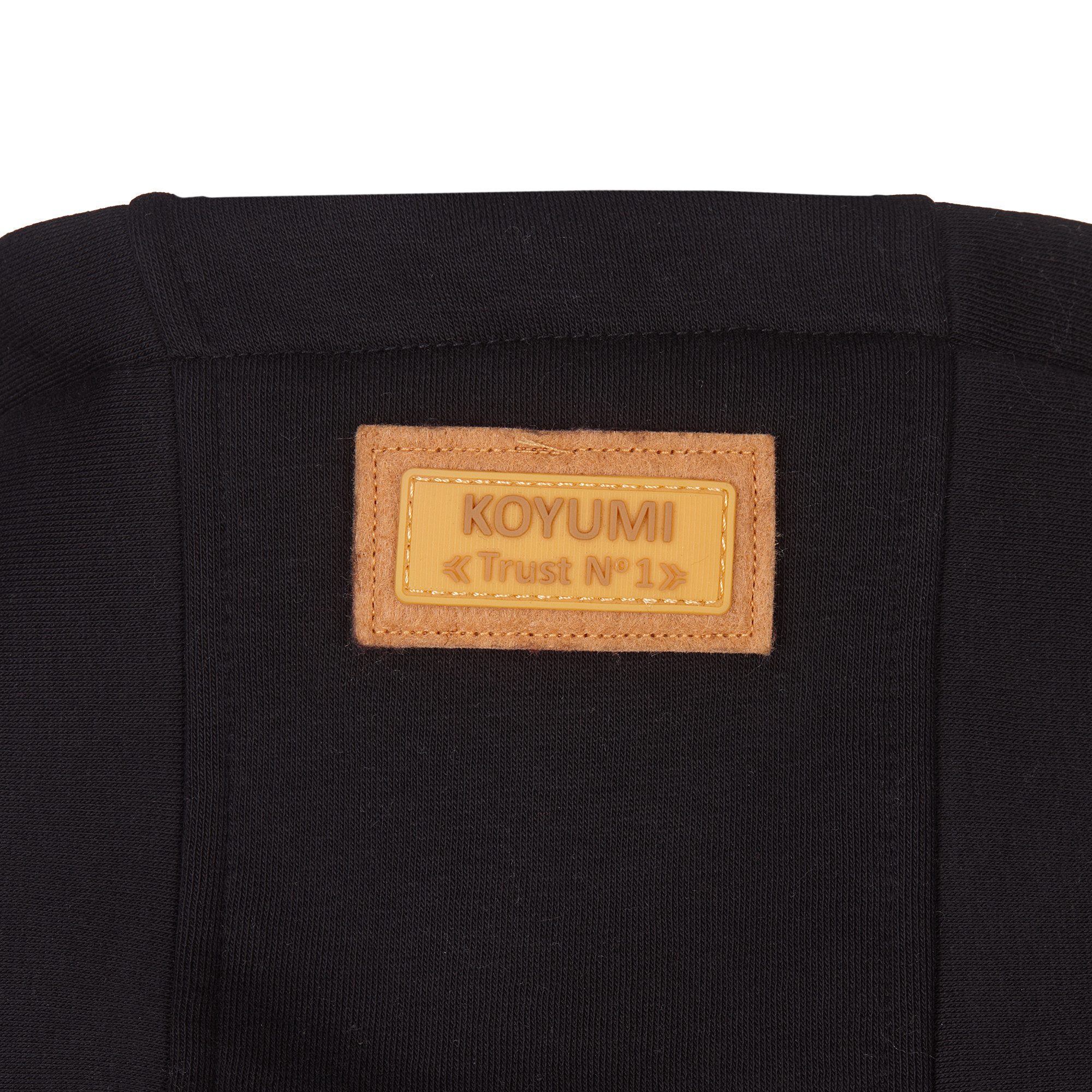 Koyumi Hoodie KOYUMI Winter Hoodie Herren mit hohem Kragen & Halswärmer (Einzelartikel) Oversize Schnitt, hoher Kragen, Kapuze, weicher Baumwollmix