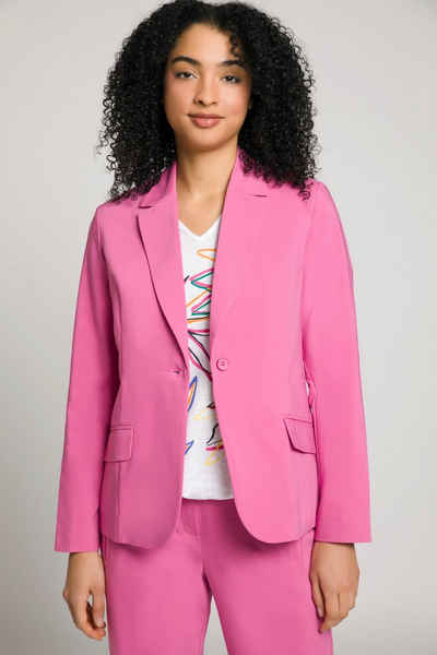 Gina Laura Blusenblazer Blazer Identity Reverskragen Halbfutter