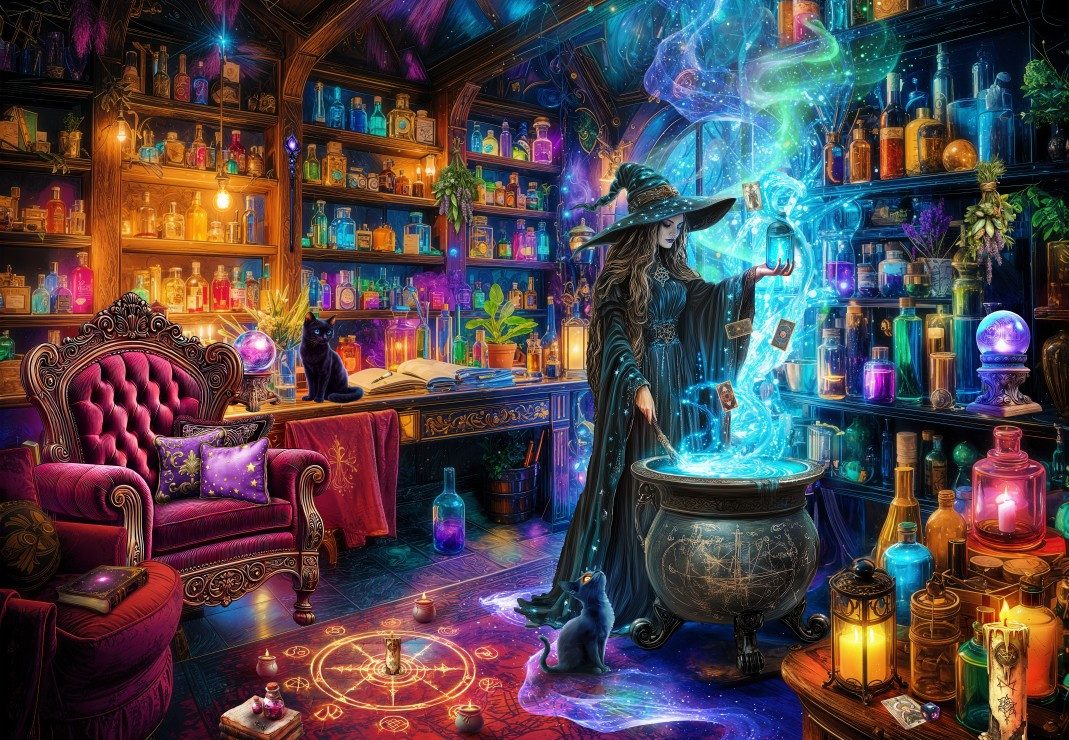 Bluebird Puzzle Puzzle The Witch's Lair, Puzzleteile