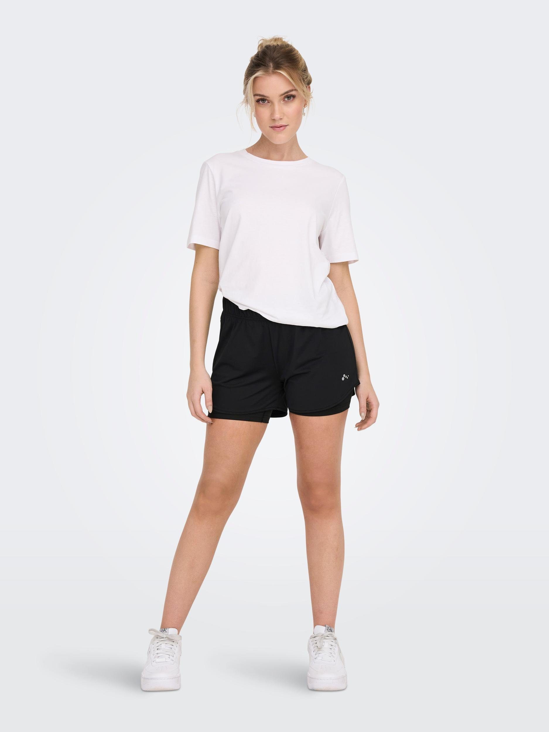 ONLY ONPMILA-2 PCK MW Black Play LOOSE Funktionsshorts NOOS SHORTS