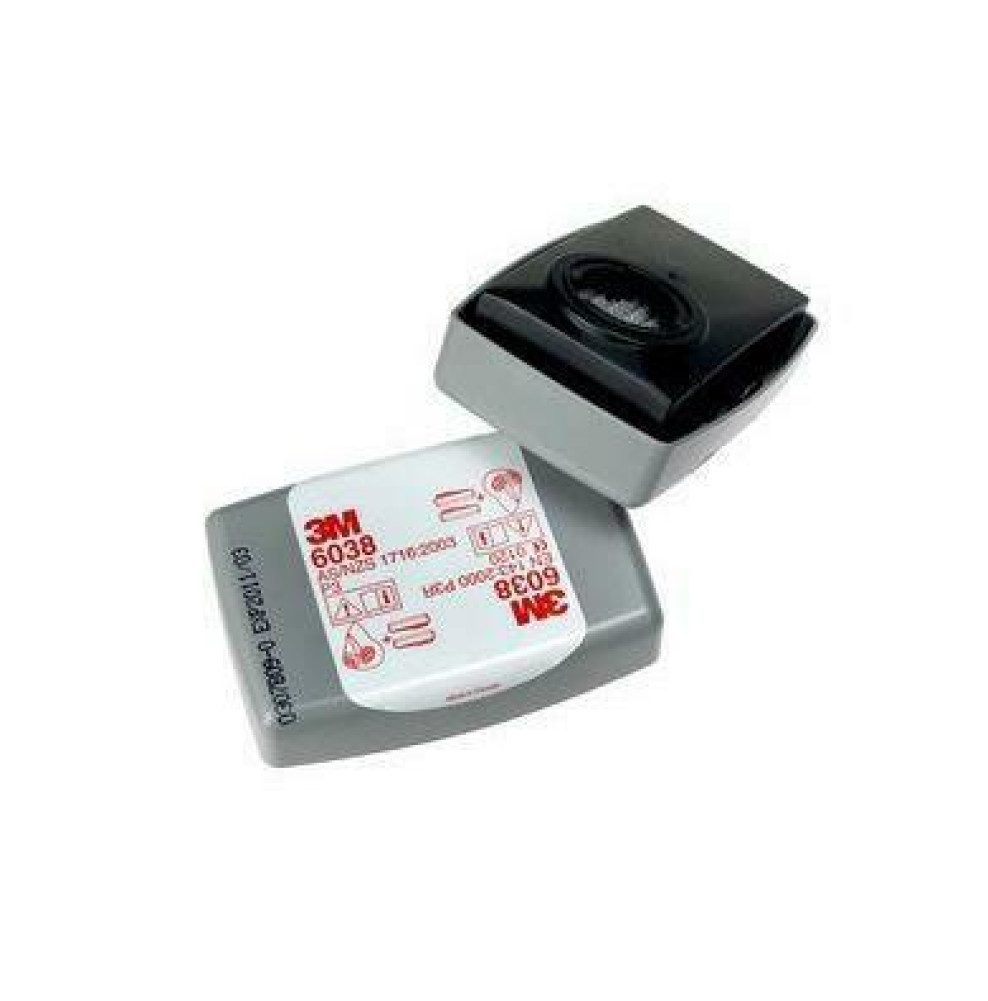 3M 3M Partikelfilter P3 6038 für Halb- und Vollmasken, 2 Stück Schutzfilter