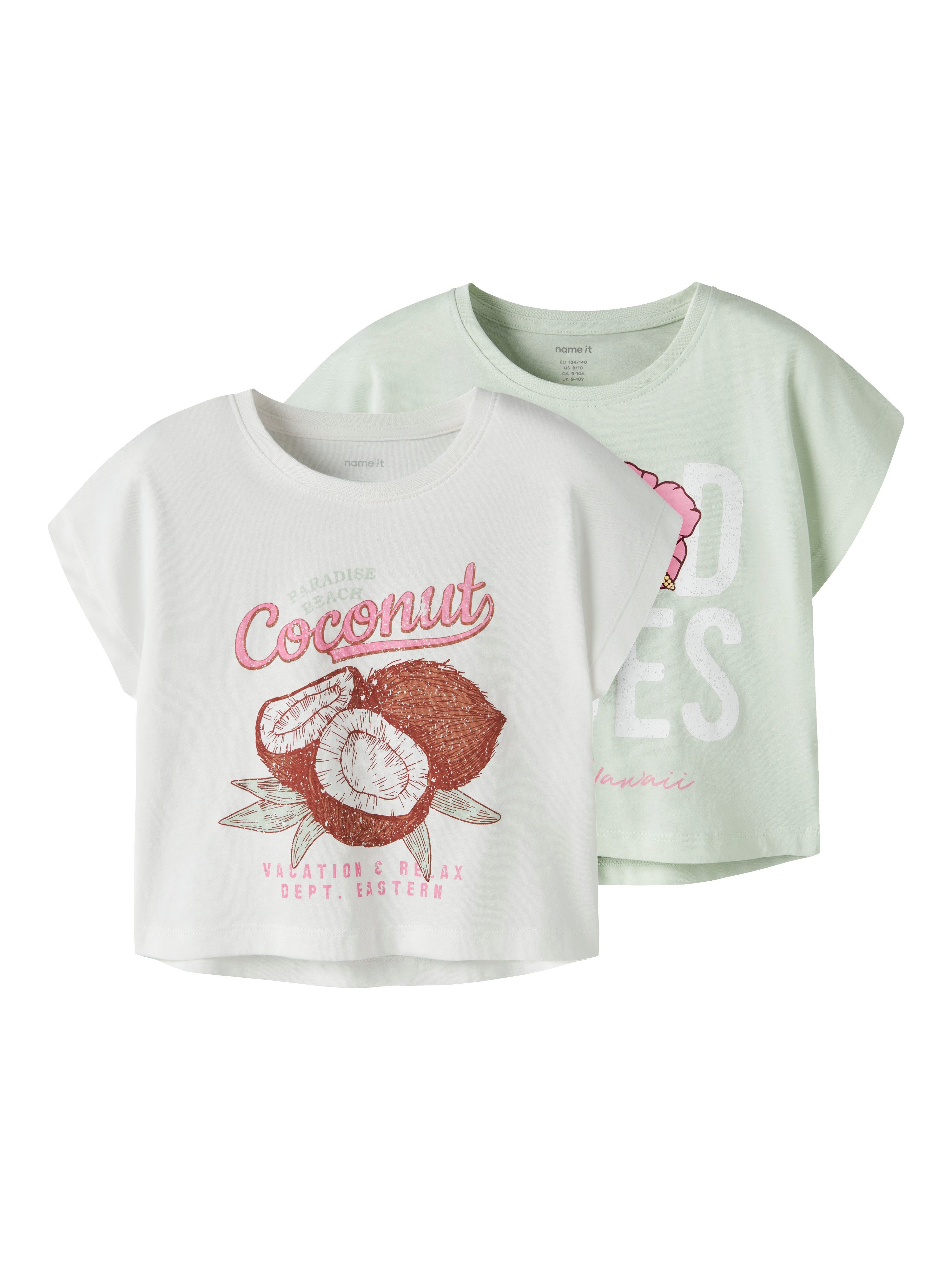 T-Shirt NKFVILMA 2P CAPSL CROP TOP