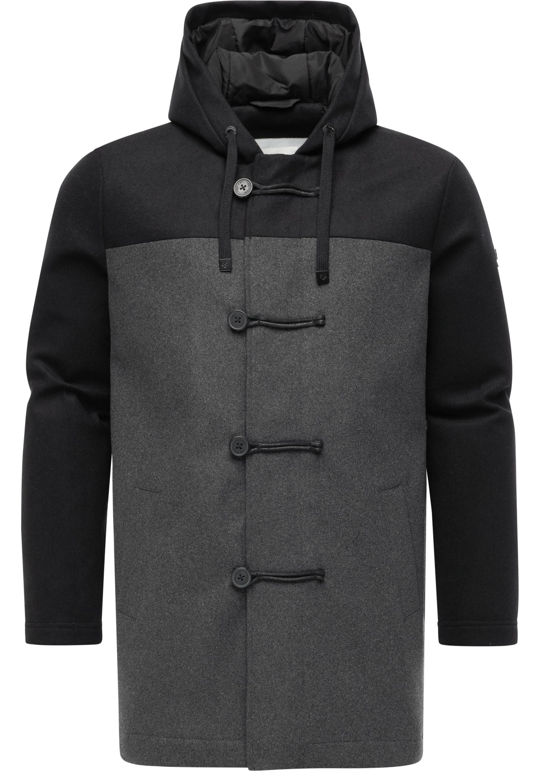 Ragwear Dufflecoat Dorvan YOUMODO Funktionaler Herren Fleece-Mantel