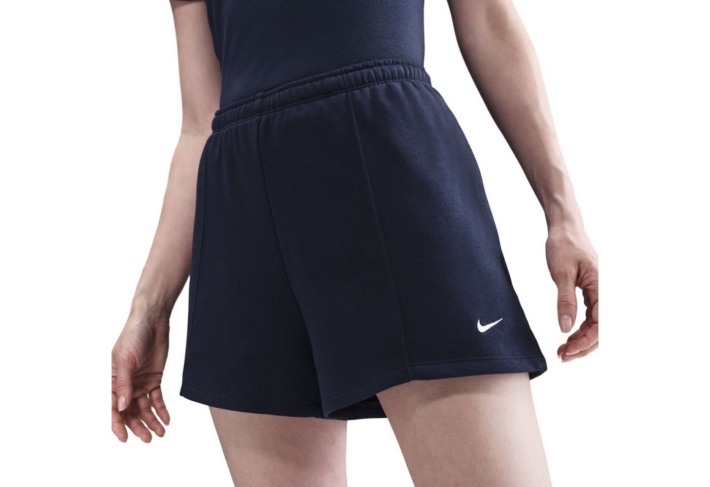Nike Trainingsshorts W NSW NK CHLL FT MR 4IN SHORT MIDNIGHT NAVY/SAIL