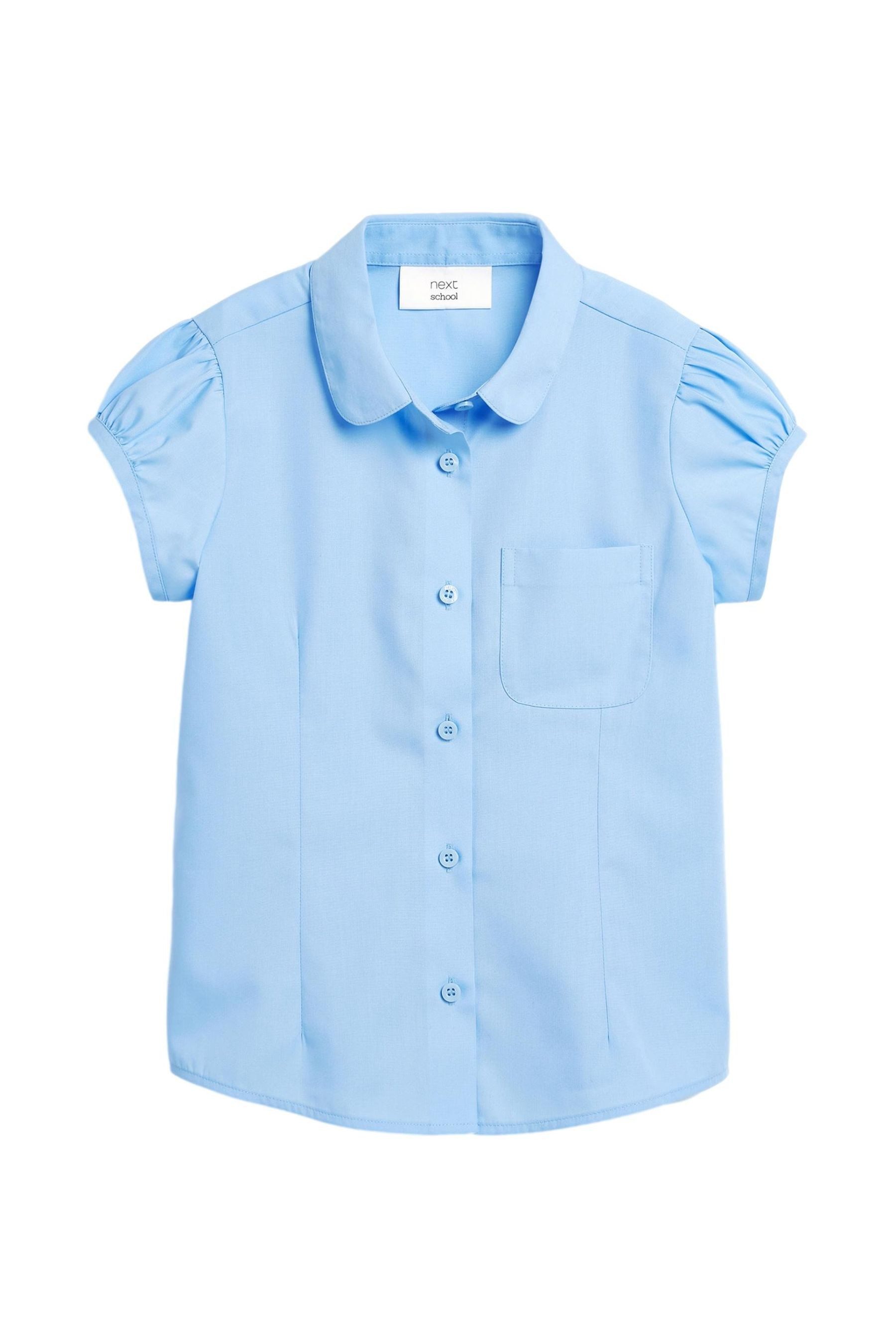 Next Langarmbluse Schulbluse mit Puffärmeln (1-tlg)