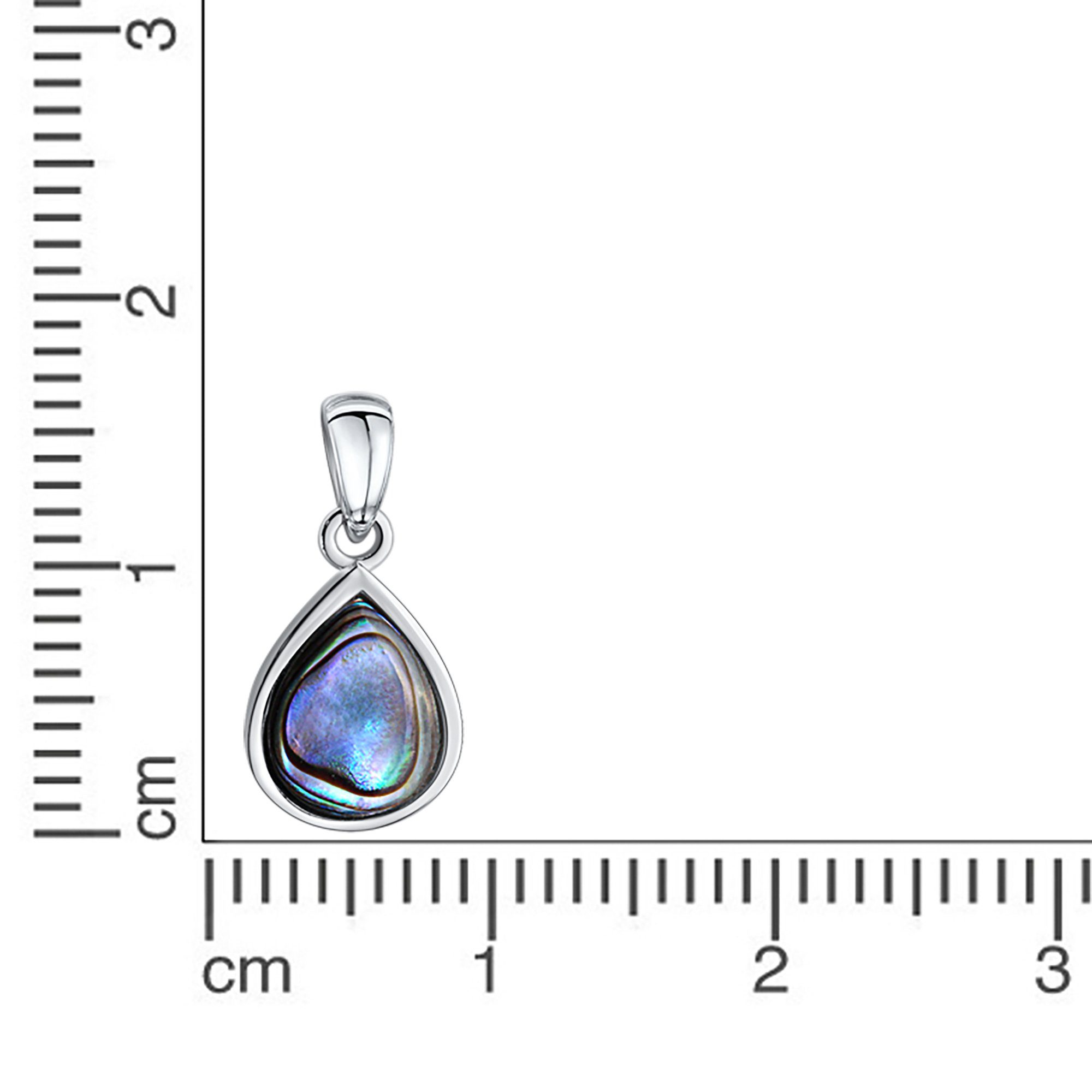 Vivance Kettenanhänger 925-Sterling Silber rhodiniert Abalone günstig online kaufen