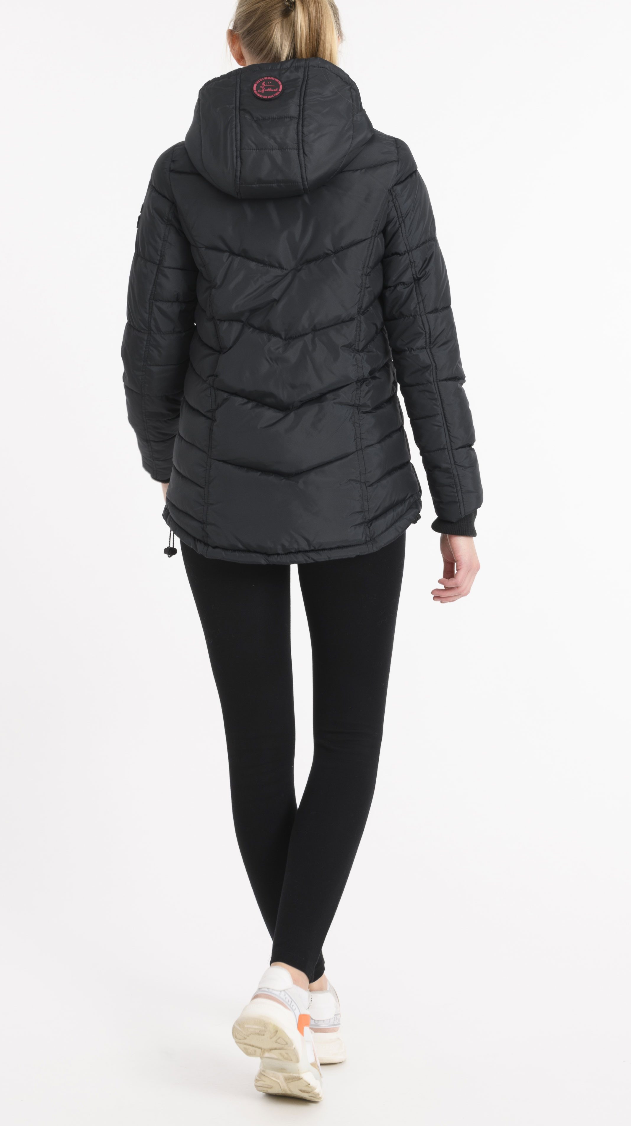 SUBLEVEL Steppjacke Damen mit Kapuze gefütterte Winter Jacke