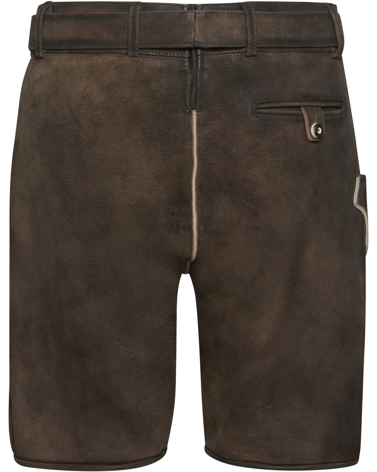 Almsach Trachtenlederhose Kurze Lederhose mit Gürtel günstig online kaufen