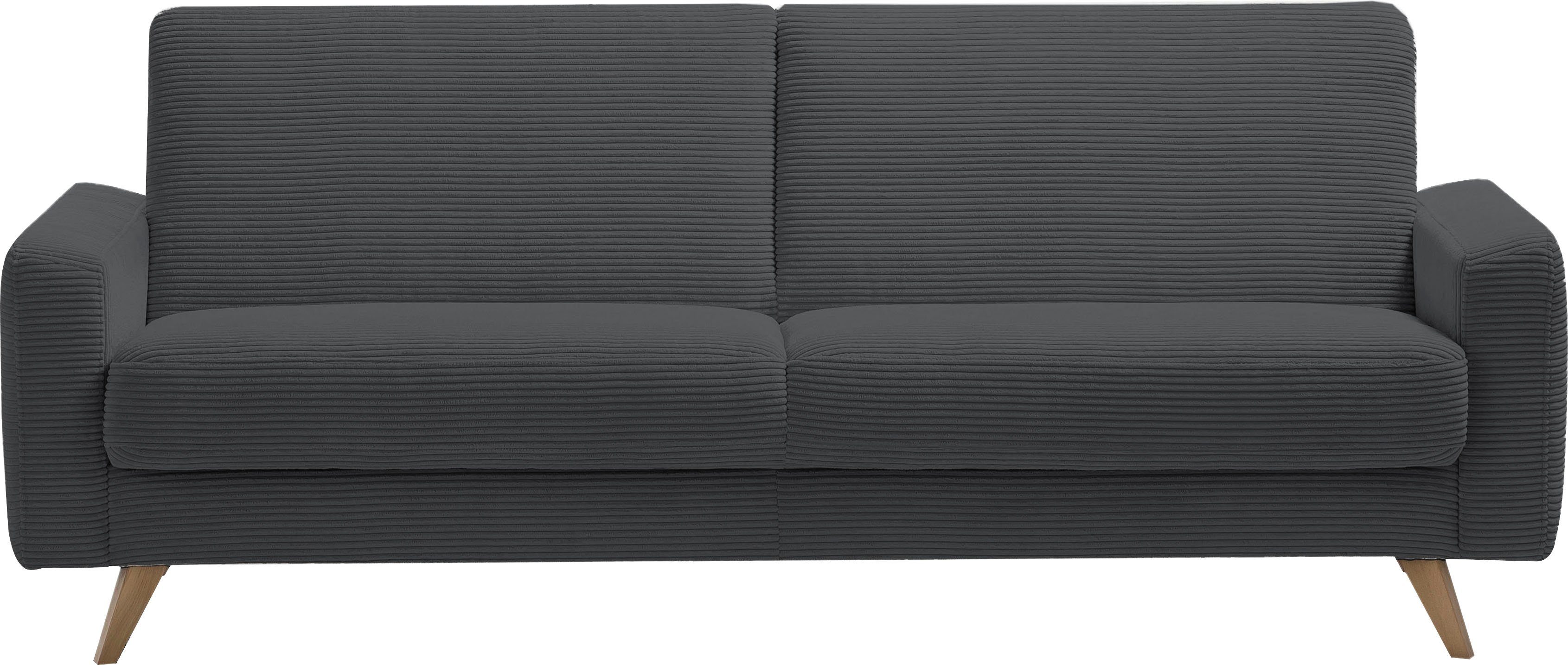 Samso, Bettkasten Bettfunktion exxpo sofa Inklusive fashion 3-Sitzer und antrazith -