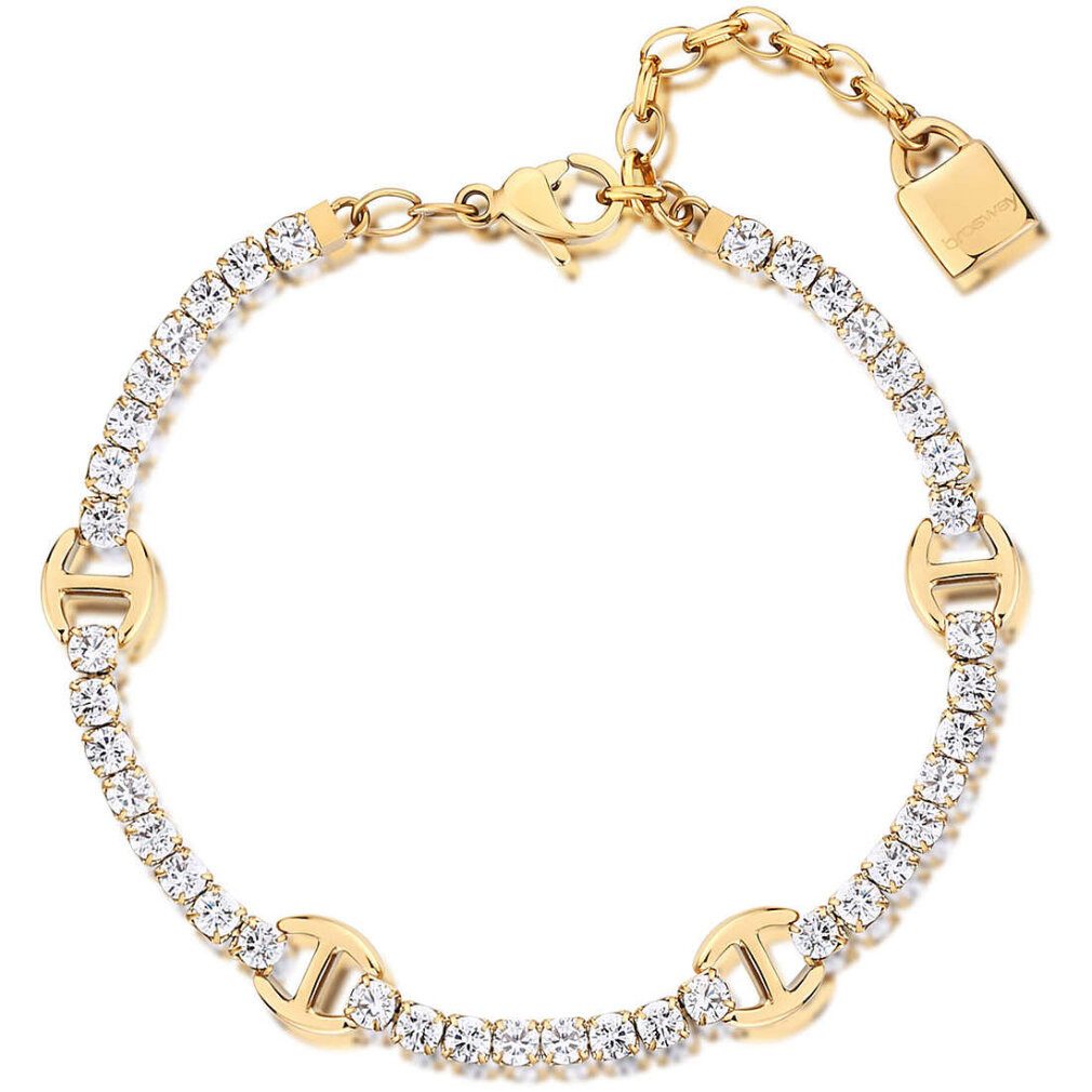 Brosway Armband Desideri BEI078 sparkling gold-plated bracelet with zircons