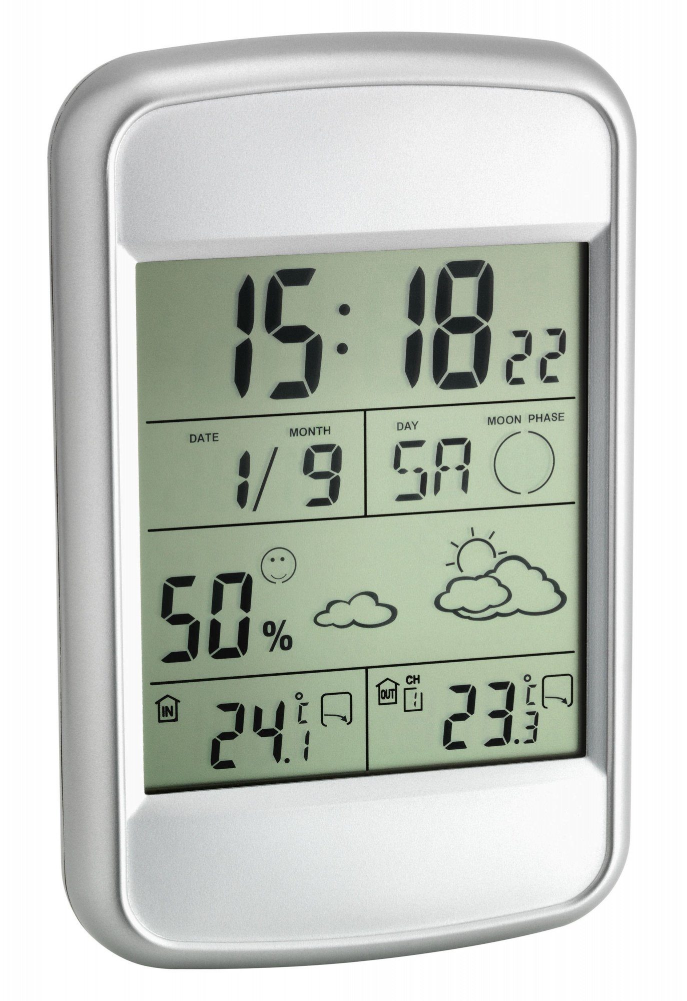 TFA Dostmann TFA 35.1123 digitale Funk-Wetterstation LOOK Funkwetterstation