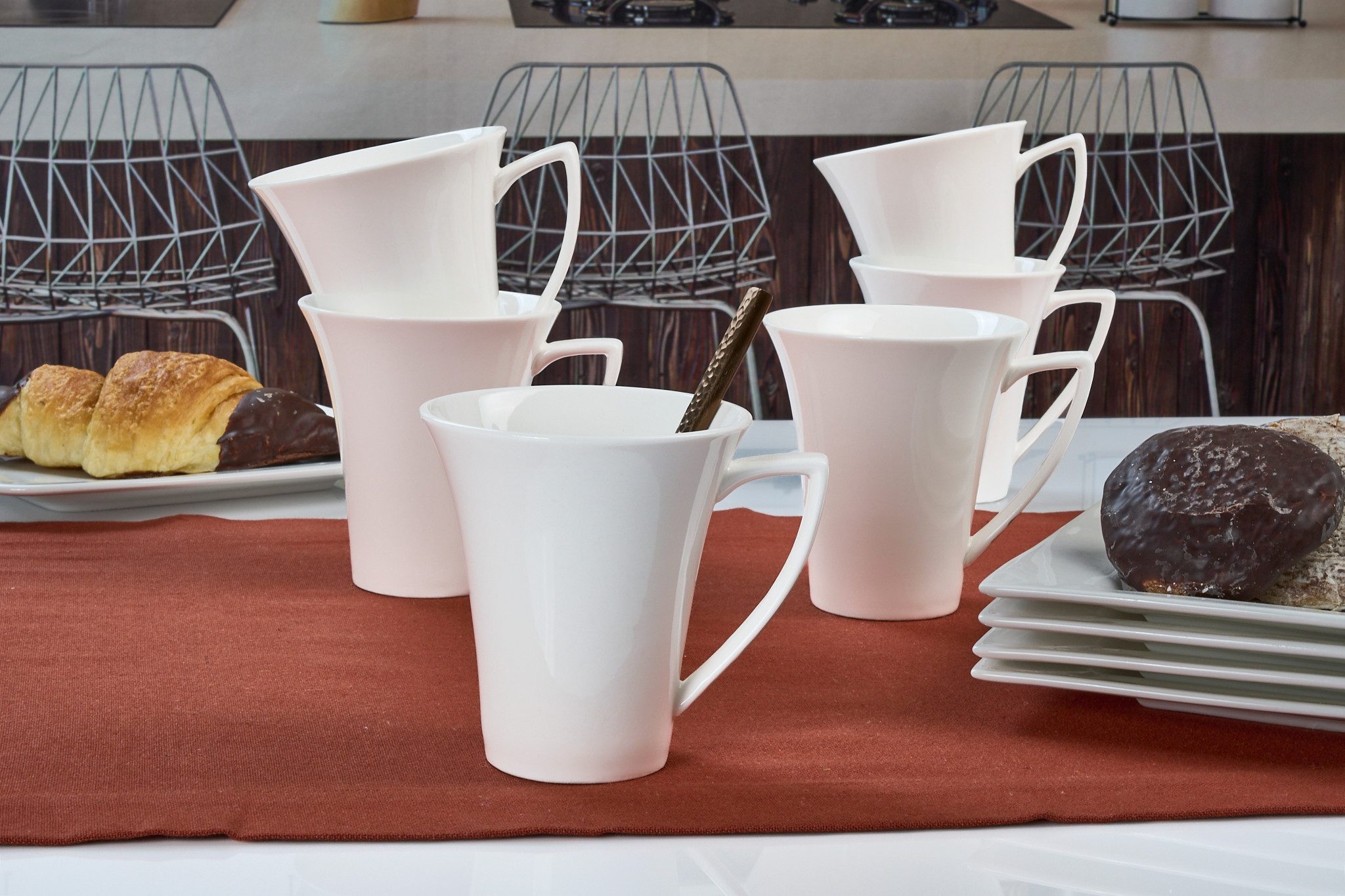 Retsch Arzberg Becher Fantastic, 6-tlg., Fine China-Porzellan, 6-teilig