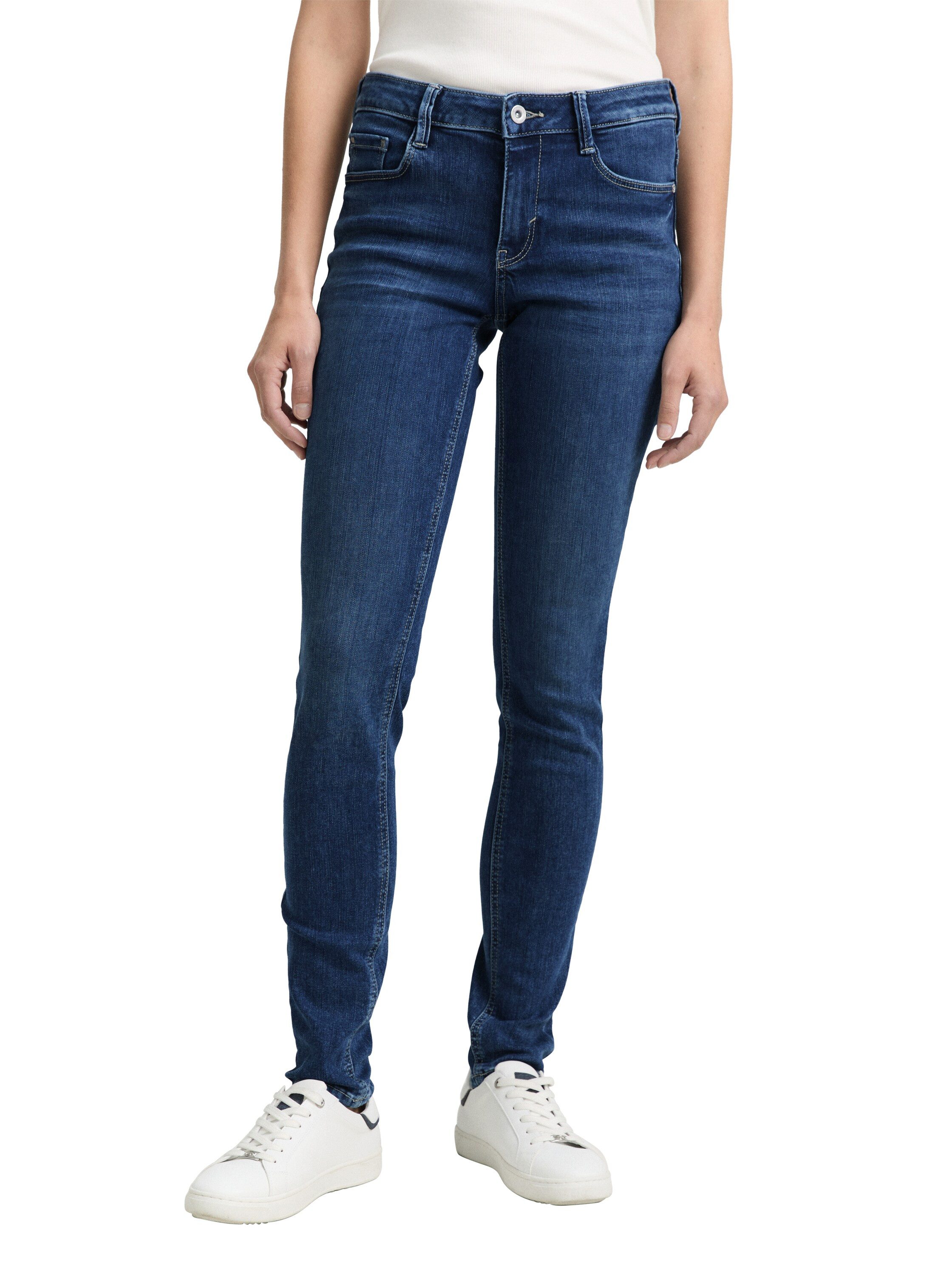 TOM TAILOR Skinny-fit-Jeans LUCIE mit Viskose und Stretch - 5-Pocket-Style günstig online kaufen