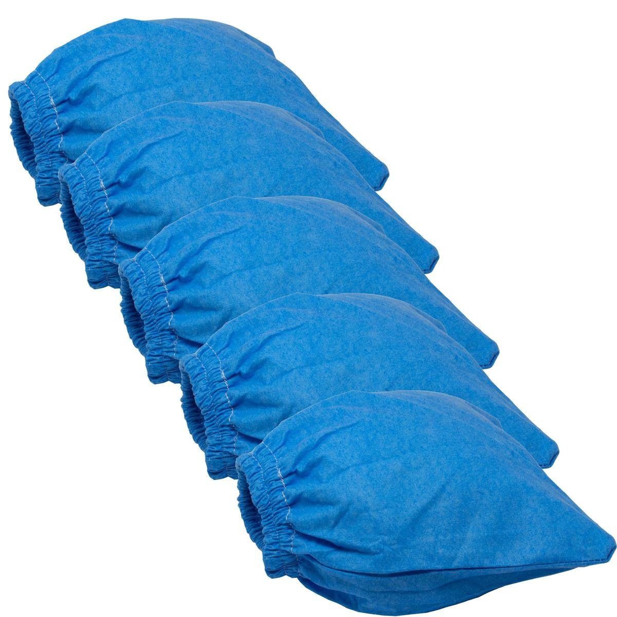 FixedByU Staubsaugerbeutel Stoffbeutel 5x Textilfilter-Beutel Stoffilter blau Trockenfilter, passend für Parkside