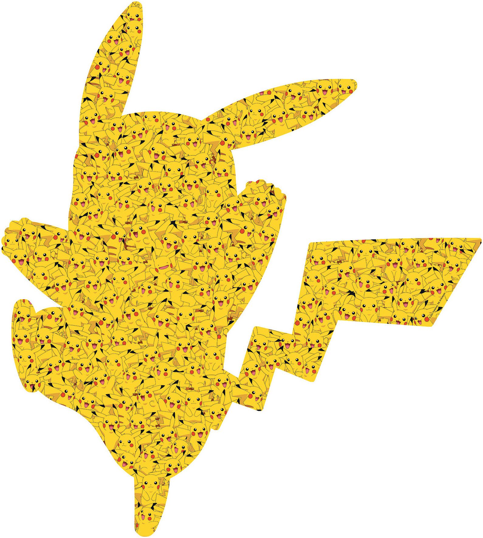 Ravensburger Konturenpuzzle Pokémon, Pikachu, 727 Puzzleteile, günstig online kaufen
