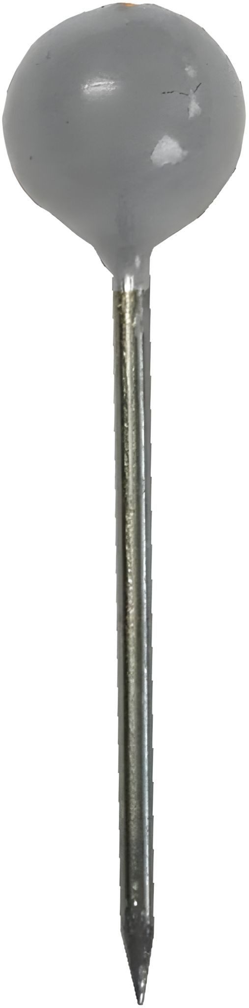 ALCO Moderationskoffer Alco Landkartennadel 16mm Ø5mm grau 100 60 Stück