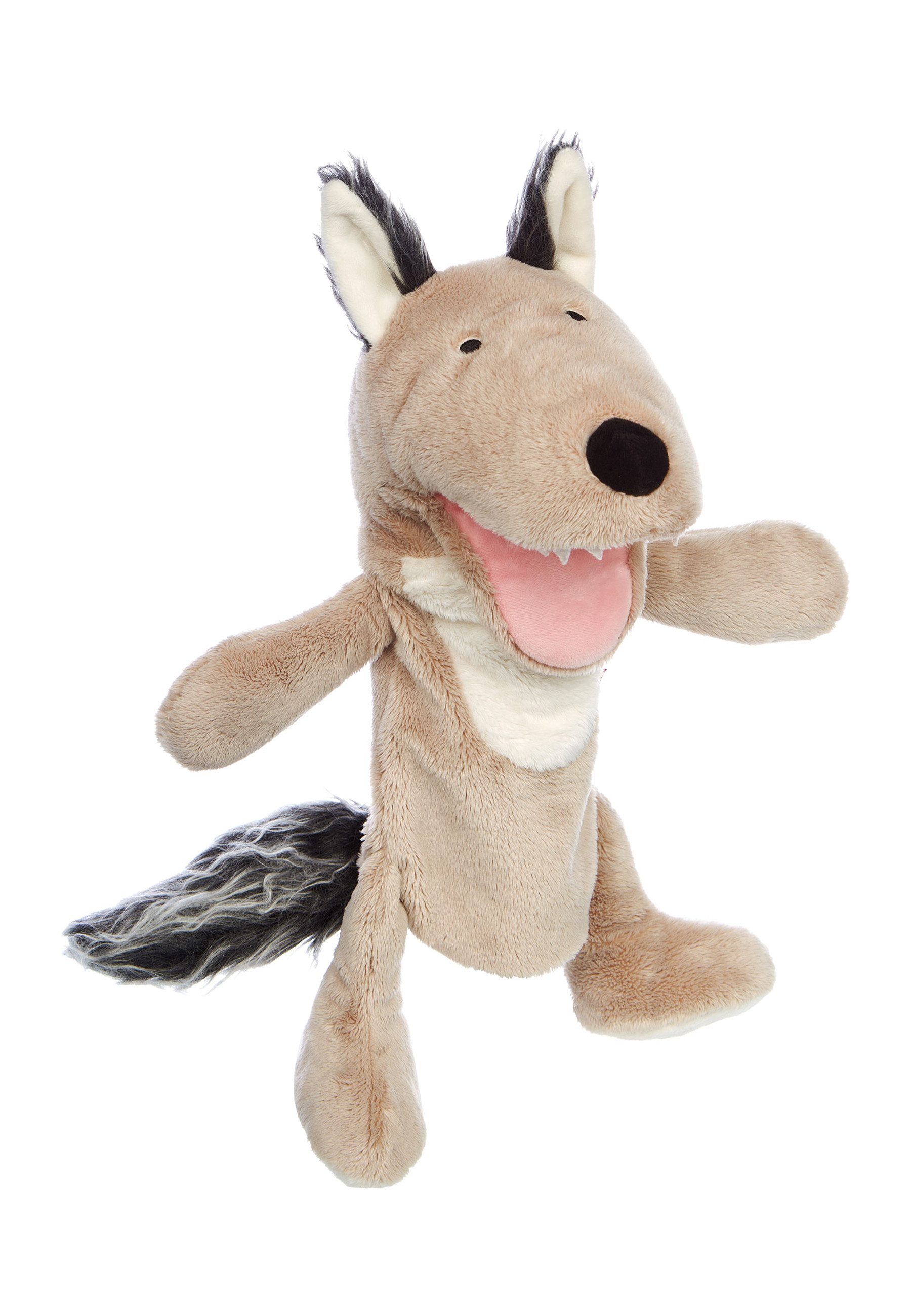 Sigikid Handpuppe Handspielpuppe Wolf Plüschfigur fürs Puppenspiel (1-tlg)