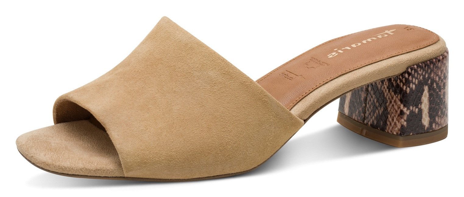 Tamaris Pantolette Blockabsatz, Businessschuh, Abendschuh mit Touch it-Ausstattung