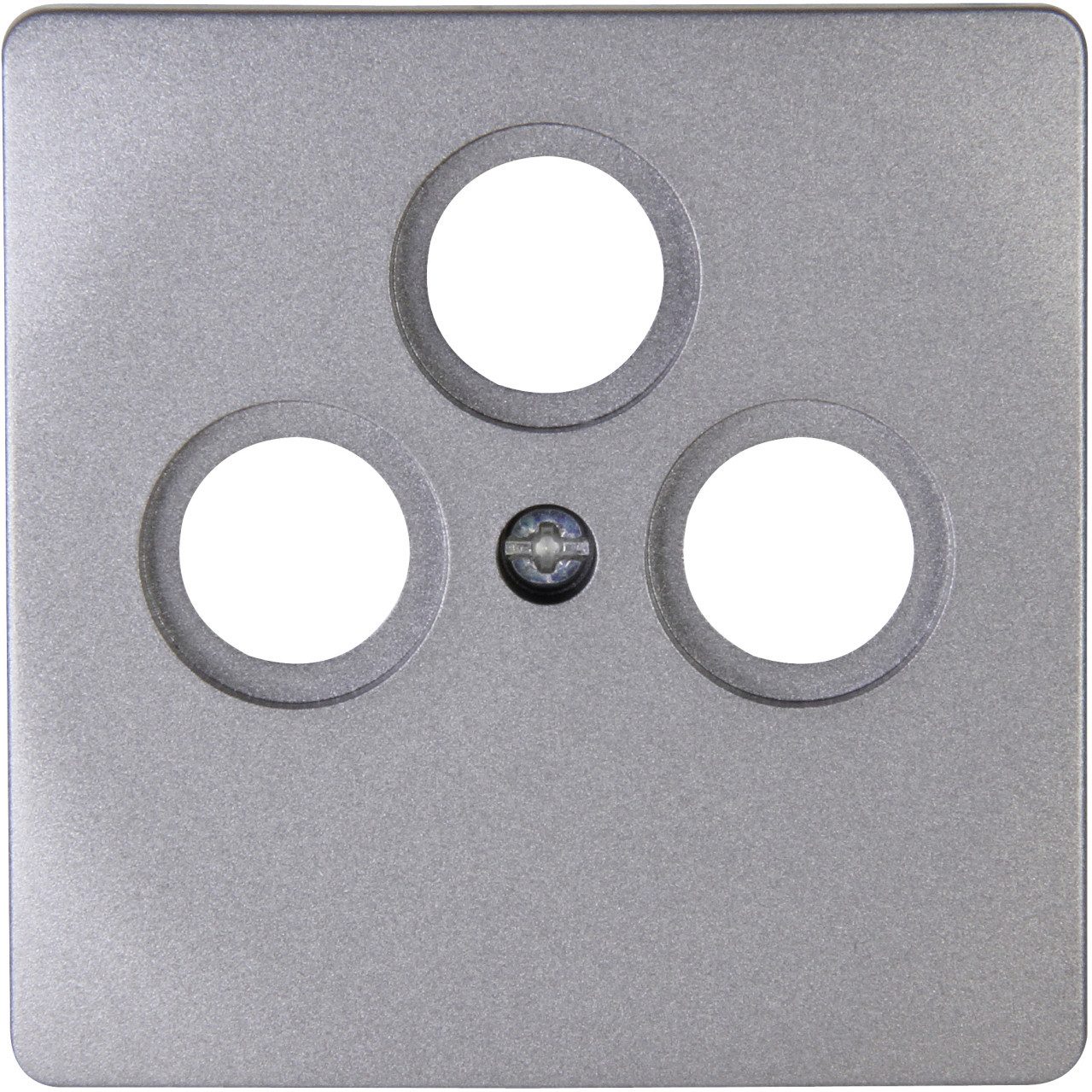 Kopp Abdeckrahmen Kopp Antennenabdeckung für 3 Anschlüsse Venedig, PP