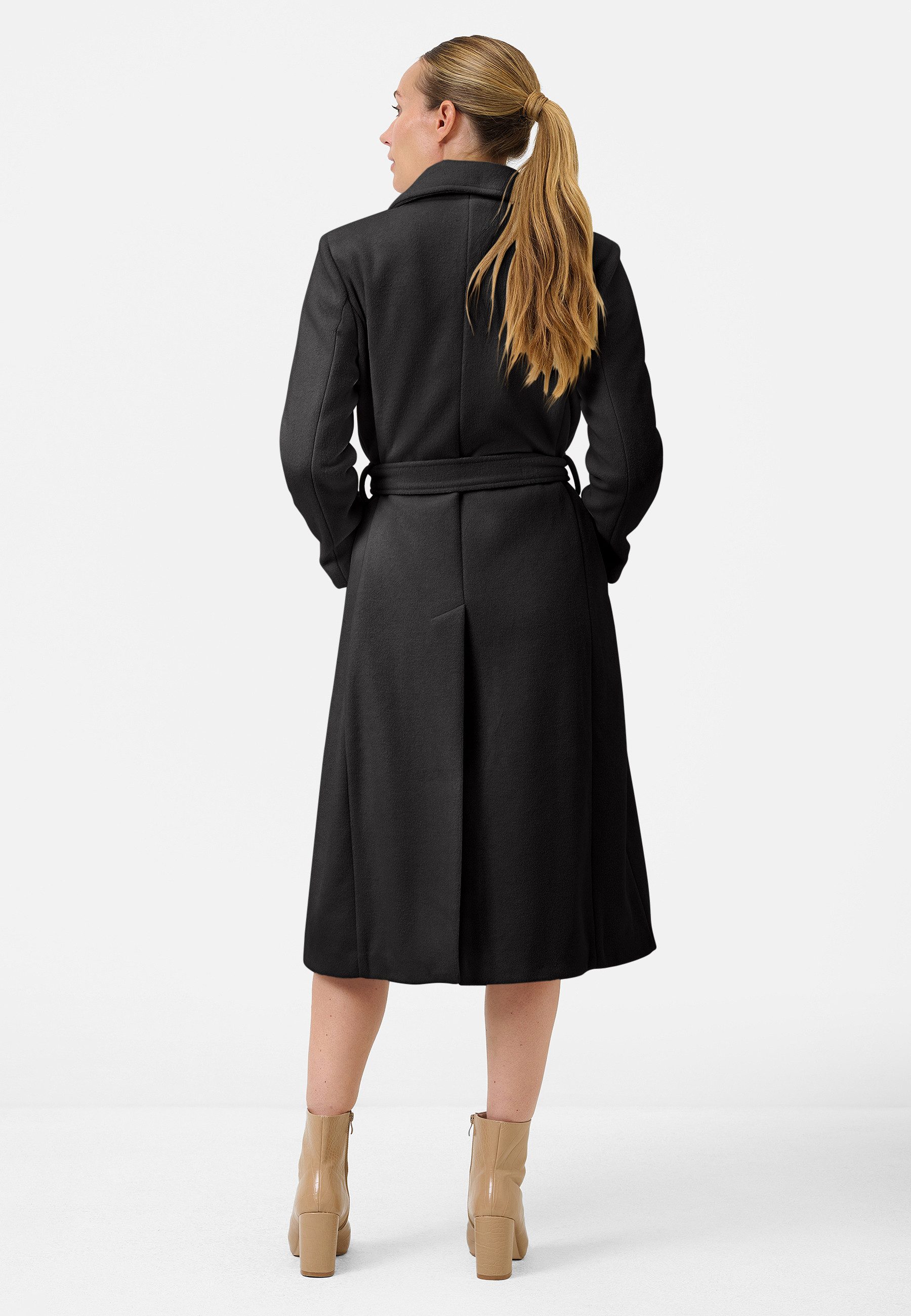 RICANO Trenchcoat Rosana Damen Mantel mit Reverskragen und Gürtel
