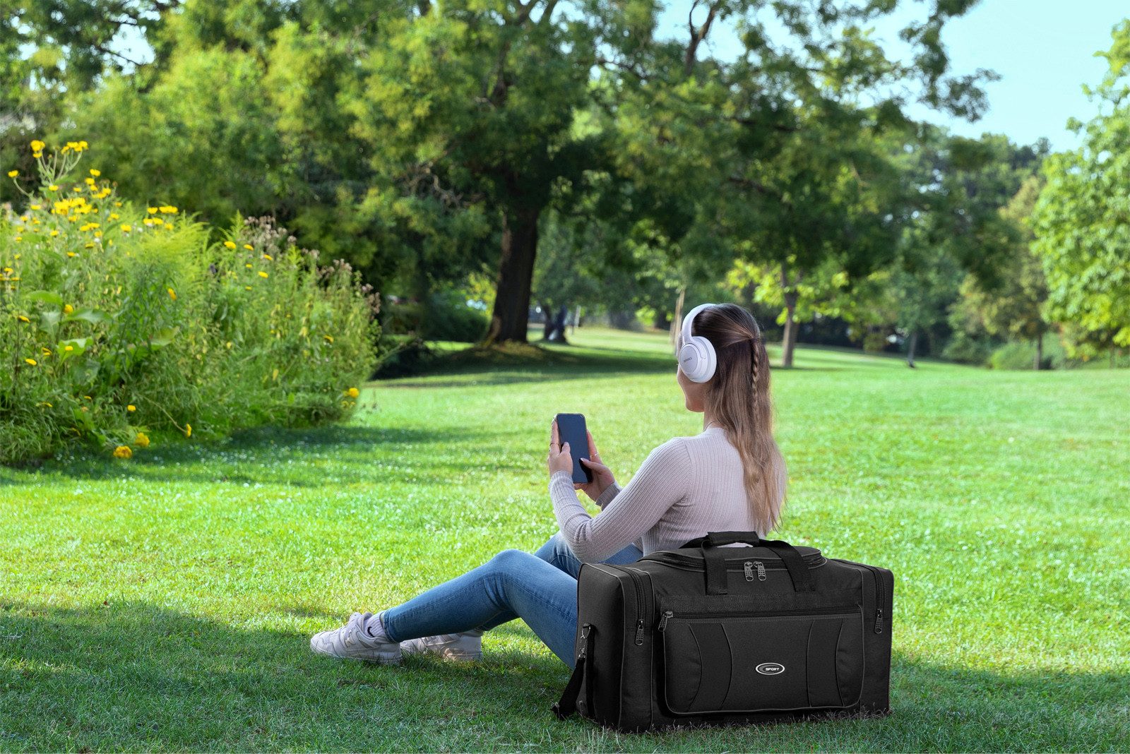 EAAKIE Sporttasche Saunatasche Reisetasche Fitnesstasche Damen Herren Kinder